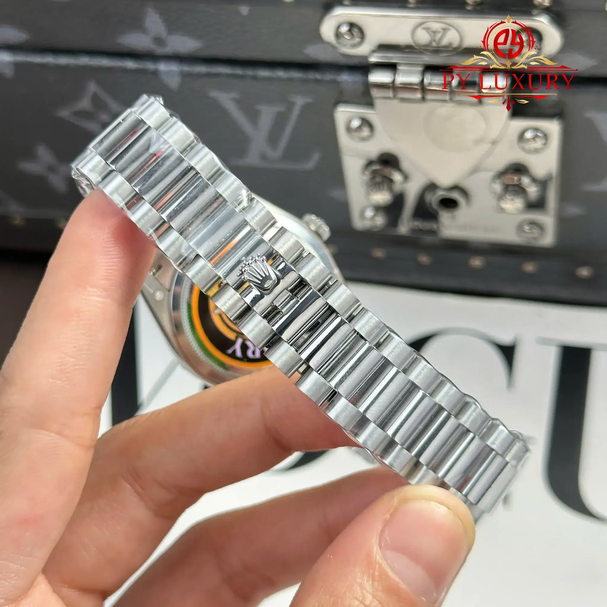 Rolex Day-Date 128239-0063 Blue Ombré Roman Dial - 4