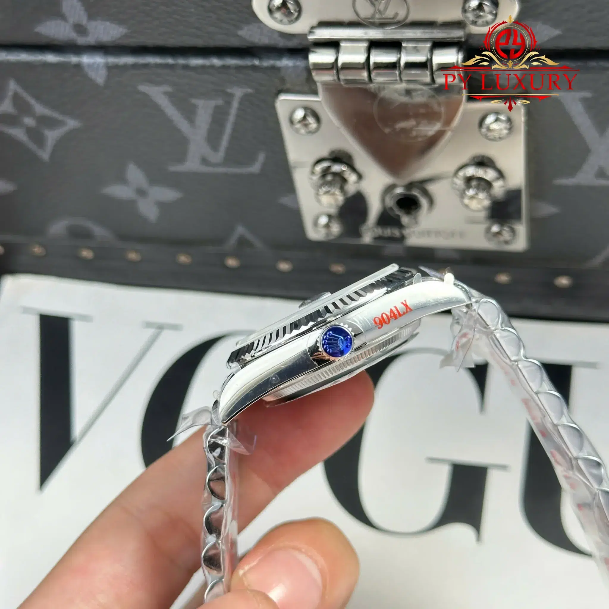 Rolex Day-Date 128239-0063 Blue Ombré Roman Dial - 6