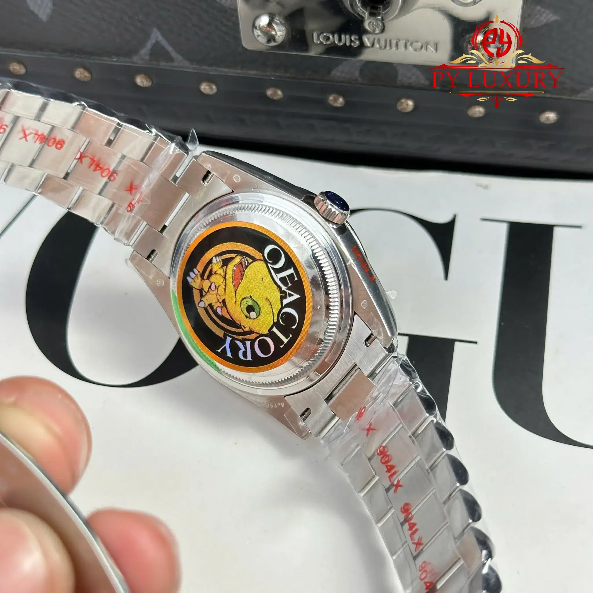 Rolex Day-Date 128239-0063 Blue Ombré Roman Dial - 8