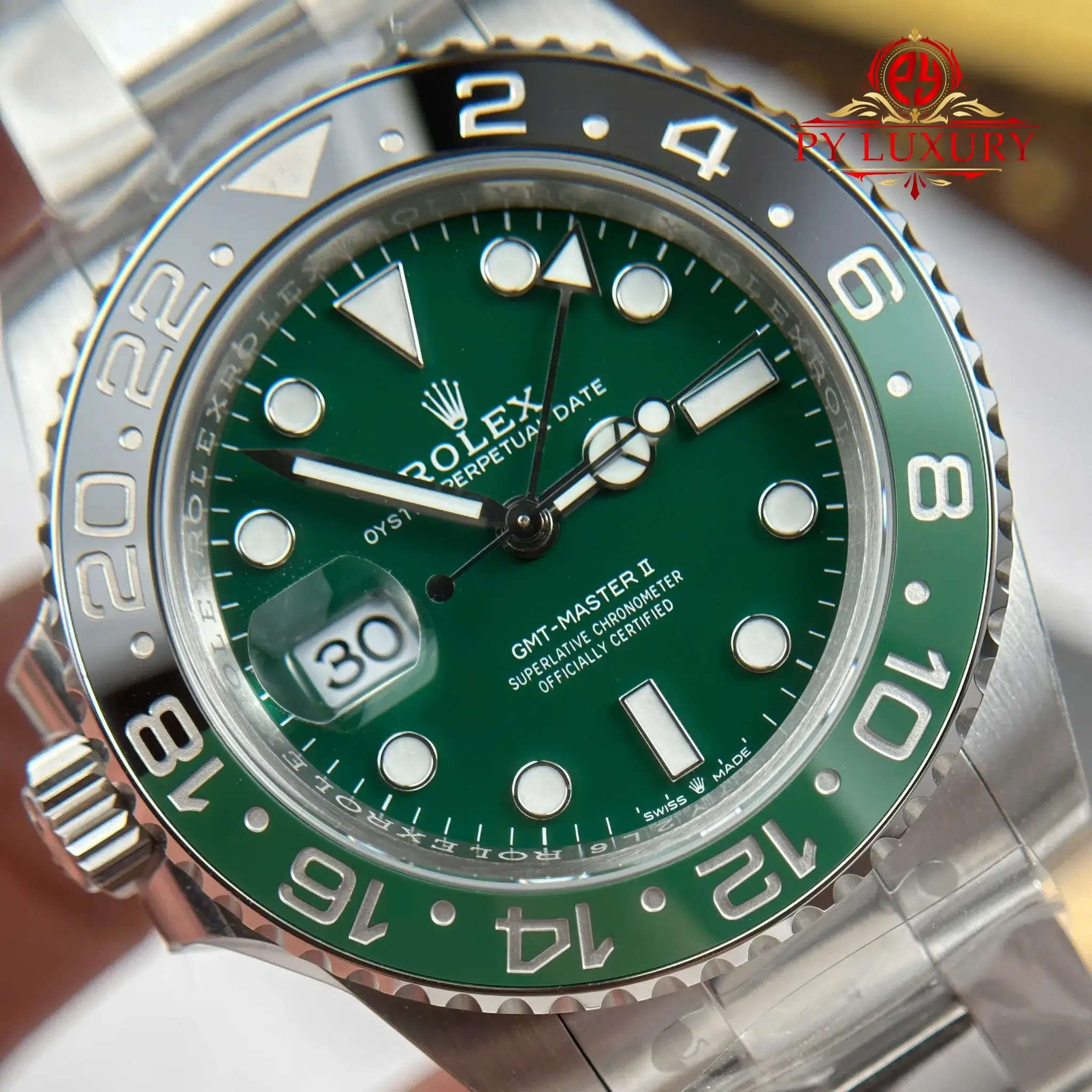 Rolex GMT-Master II 26729VTNR-0001 Green Ceramic Dial - 4
