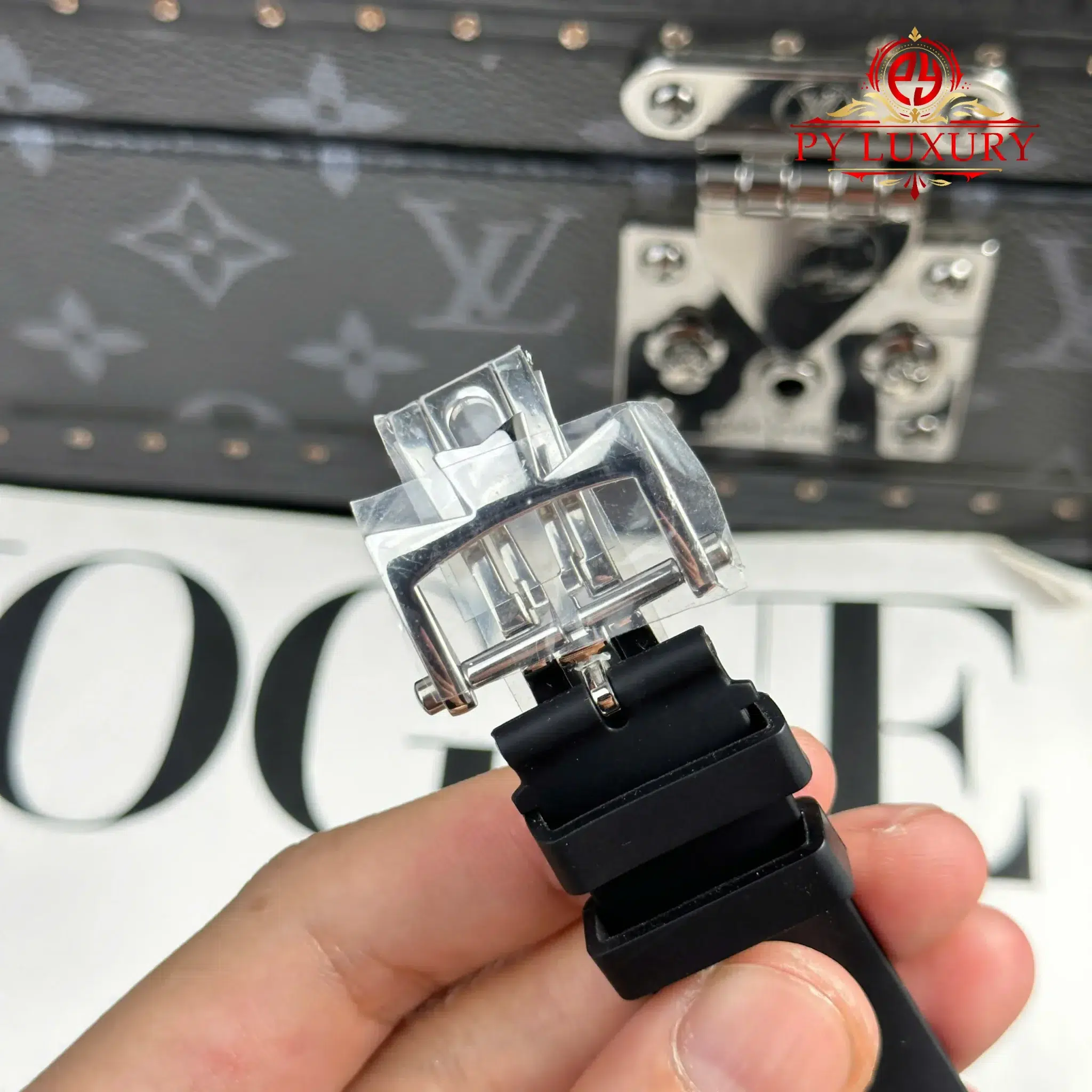 Vacheron Constantin Overseas Dual Time 47450 Grey Dial Rubber Strap - 11