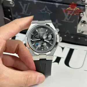 Vacheron Constantin Overseas Dual Time 47450/000W-9511 Grey Dial Rubber Strap Best Edition