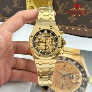 Audemars Piguet Royal Oak Chronograph 26240BA Yellow Gold Smoked Champagne Dial 1:1 Super Clone
