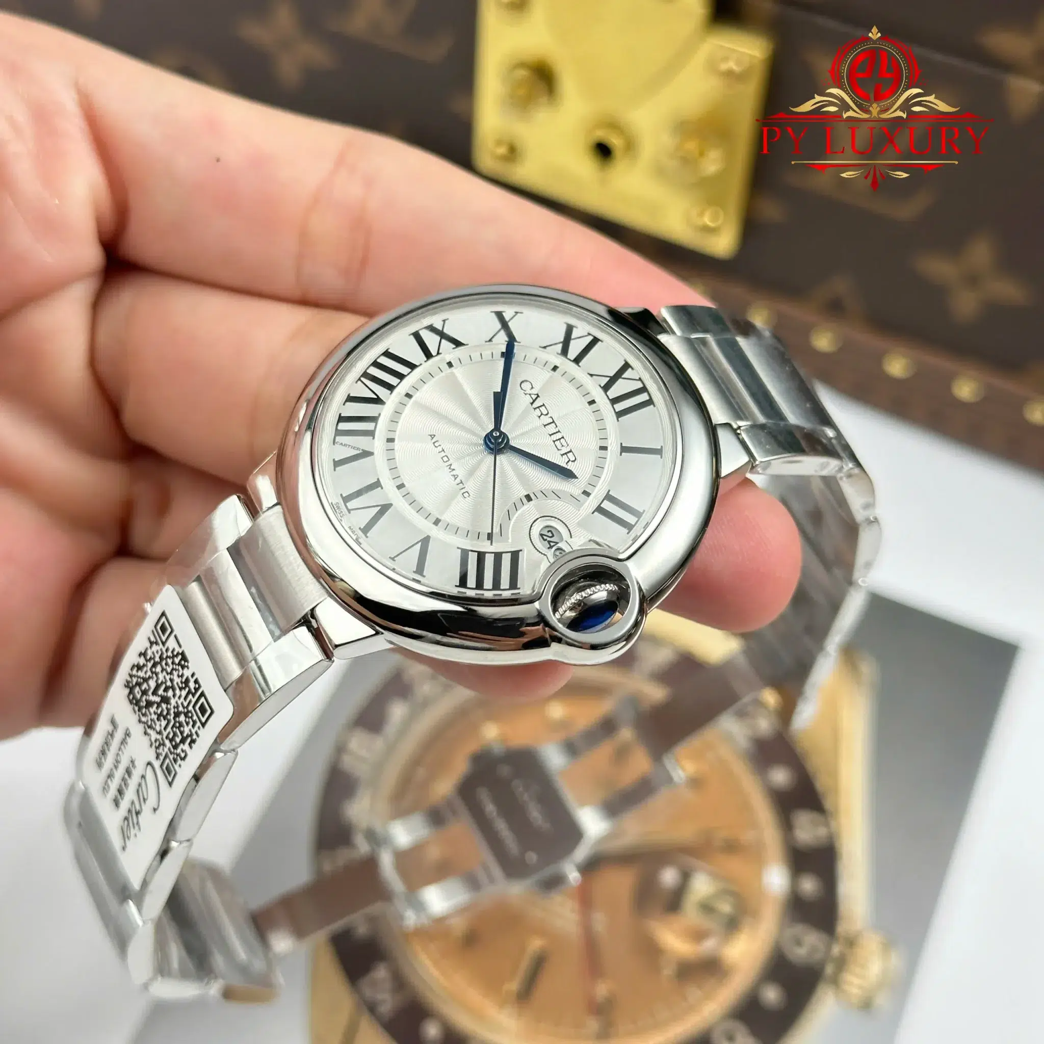 Cartier Ballon Bleu Steel WSBB0040 Silver Dial - 3