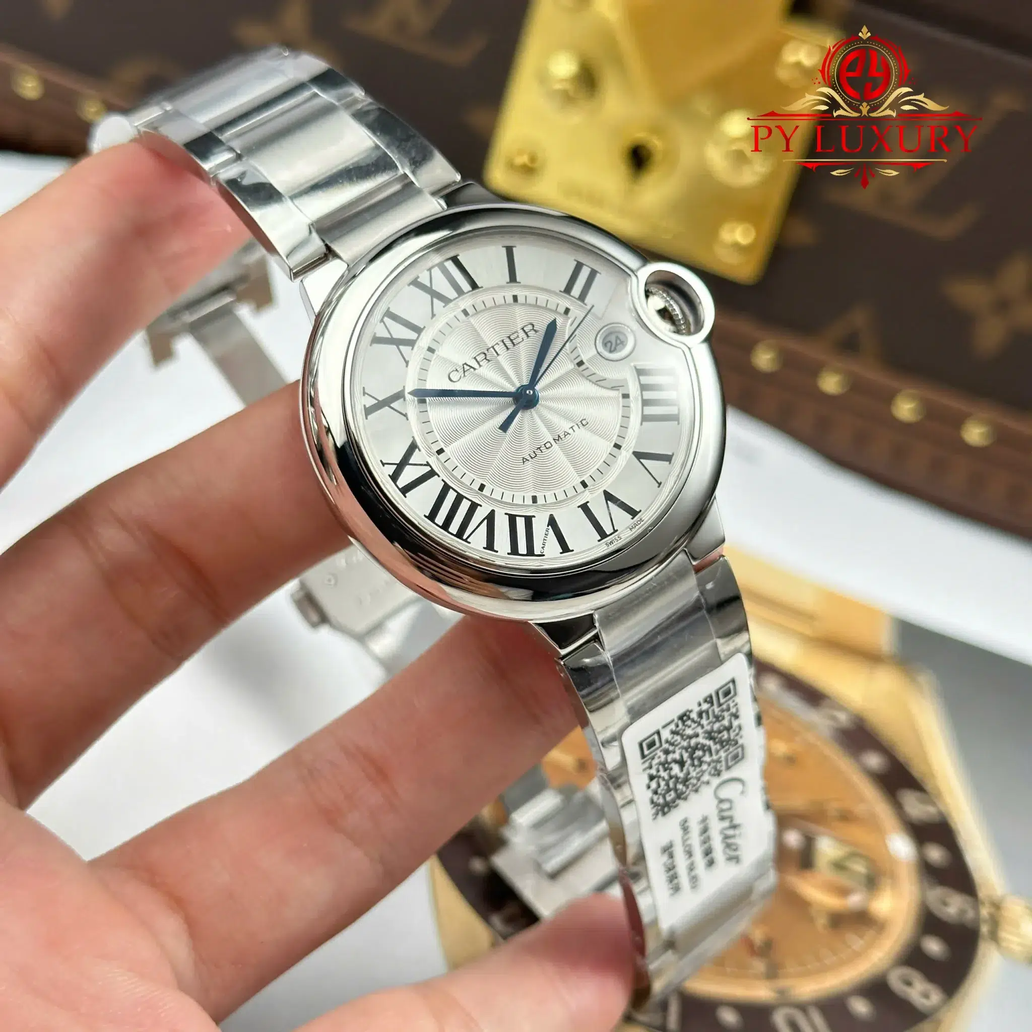 Cartier Ballon Bleu Steel WSBB0040 Silver Dial - 6