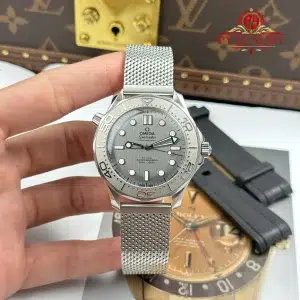 Omega Seamaster Diver 300M Steel No-Date Grey Dial 1:1 Best Replica