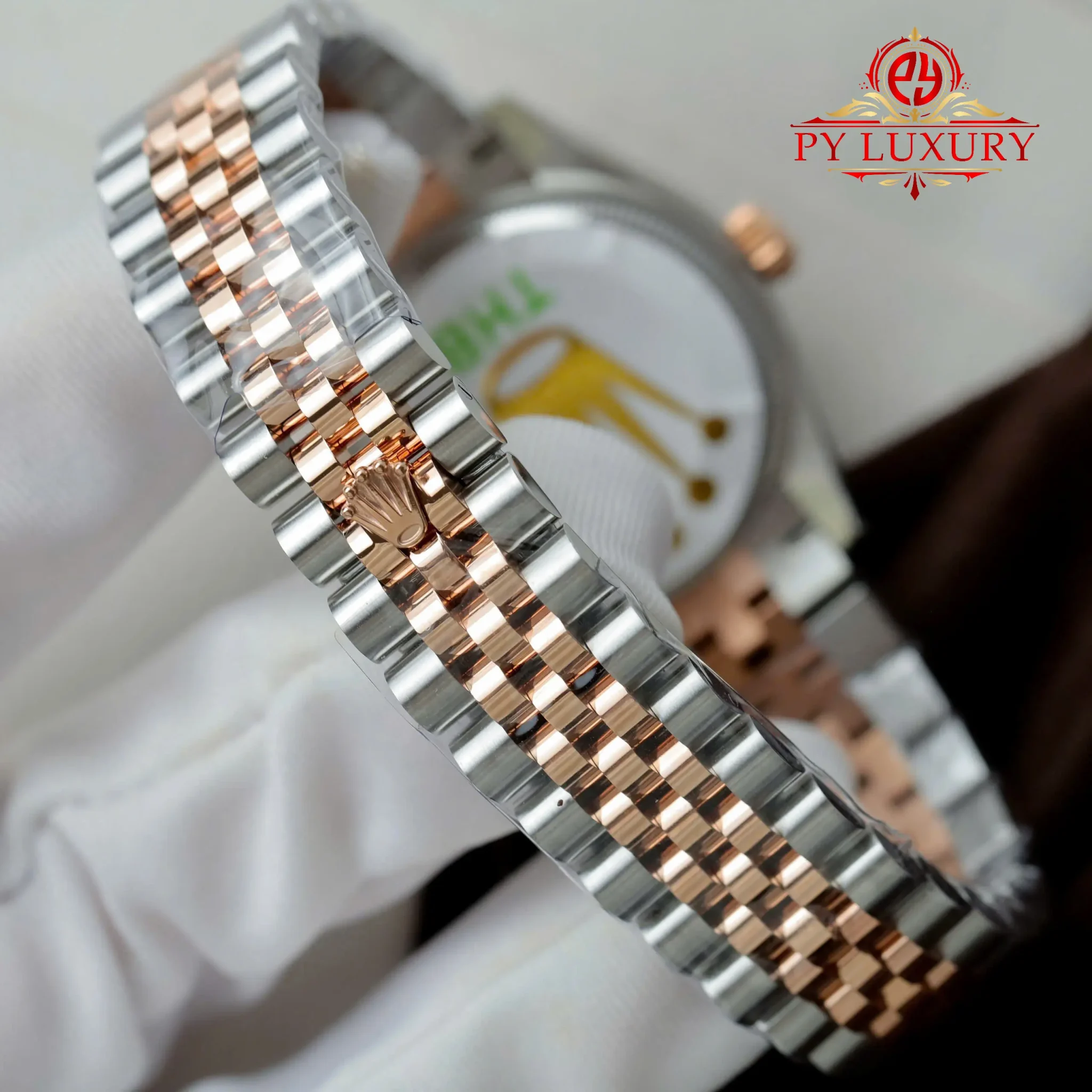 Rolex Datejust 278271 Two Tone Rose Gold Silver Floral-Motif Dial Jubilee Bracelet - 4