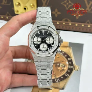 Audemars Piguet Royal Oak Chronograph 26239BC Frosted White Gold Black Dial Super Clone