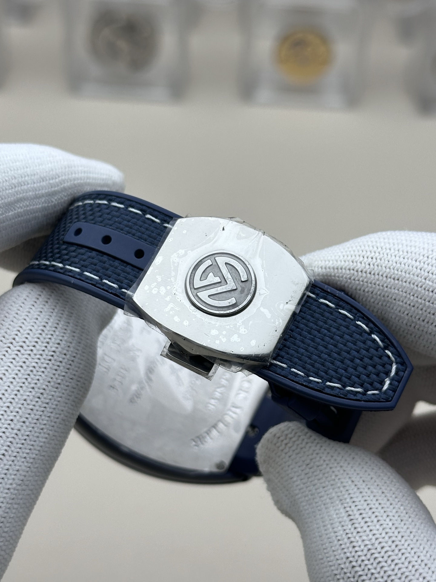 Franck Muller Vanguard Yachting Blue Ceramic Blue Dial - 9