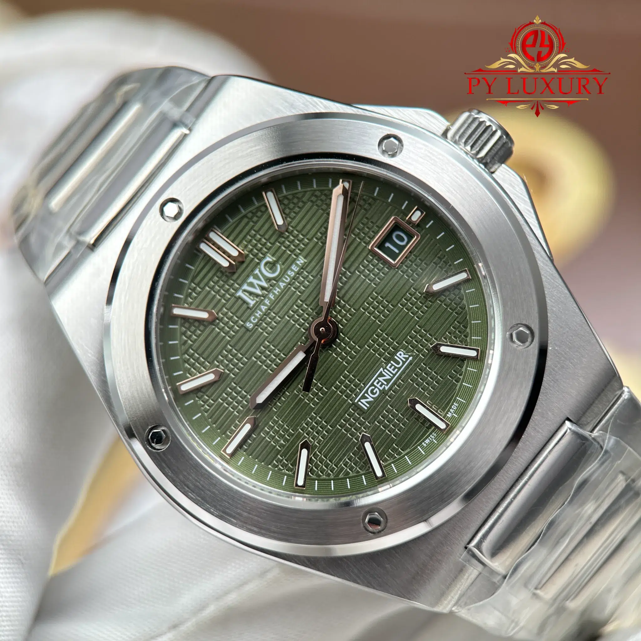 IWC Ingenieur IW328908 Automatic Green Dial - 4