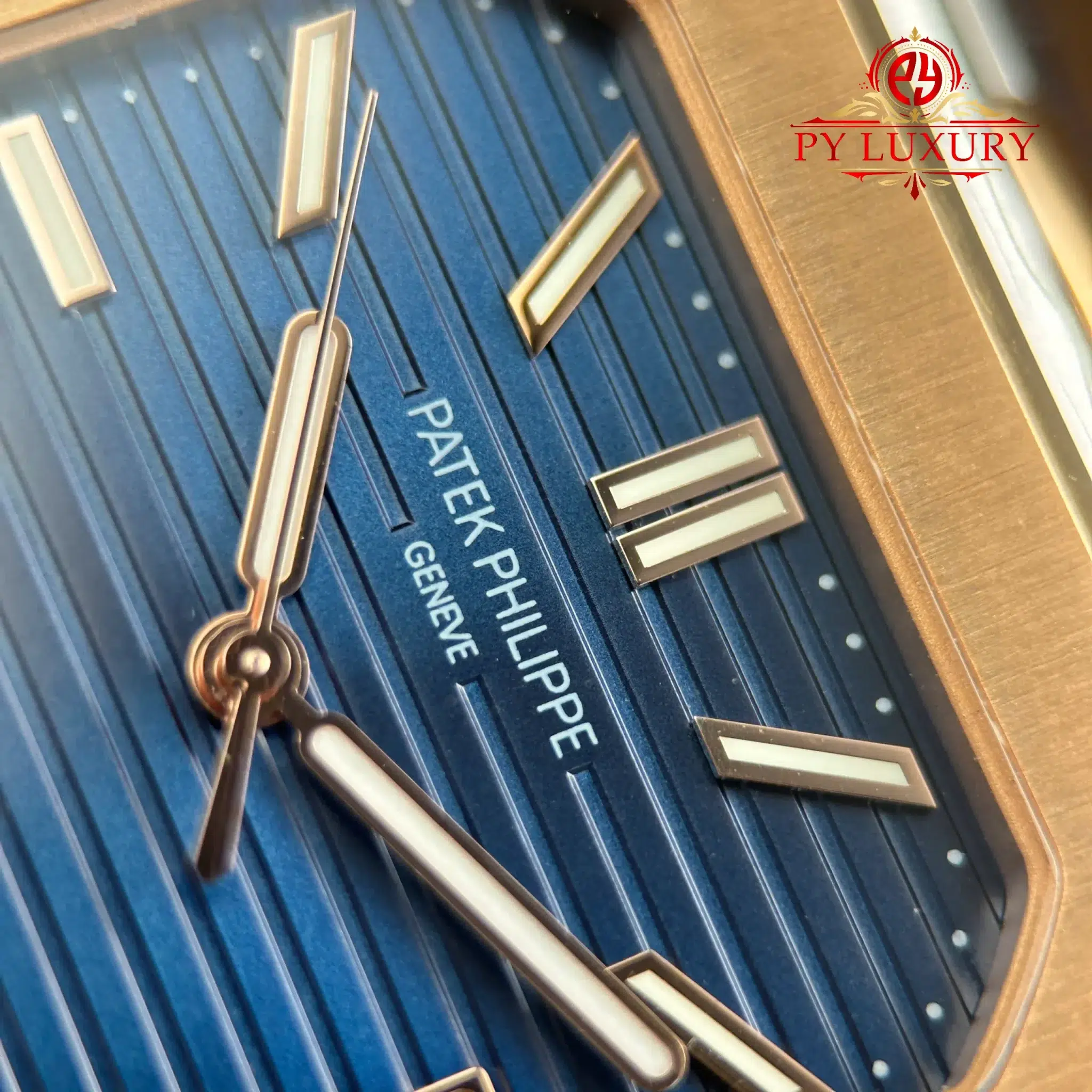 Patek Philippe Cubitus 5821 1AR-001 Two Tone Steel Rose Gold Blue Dial Top Quality Replica APW - 2