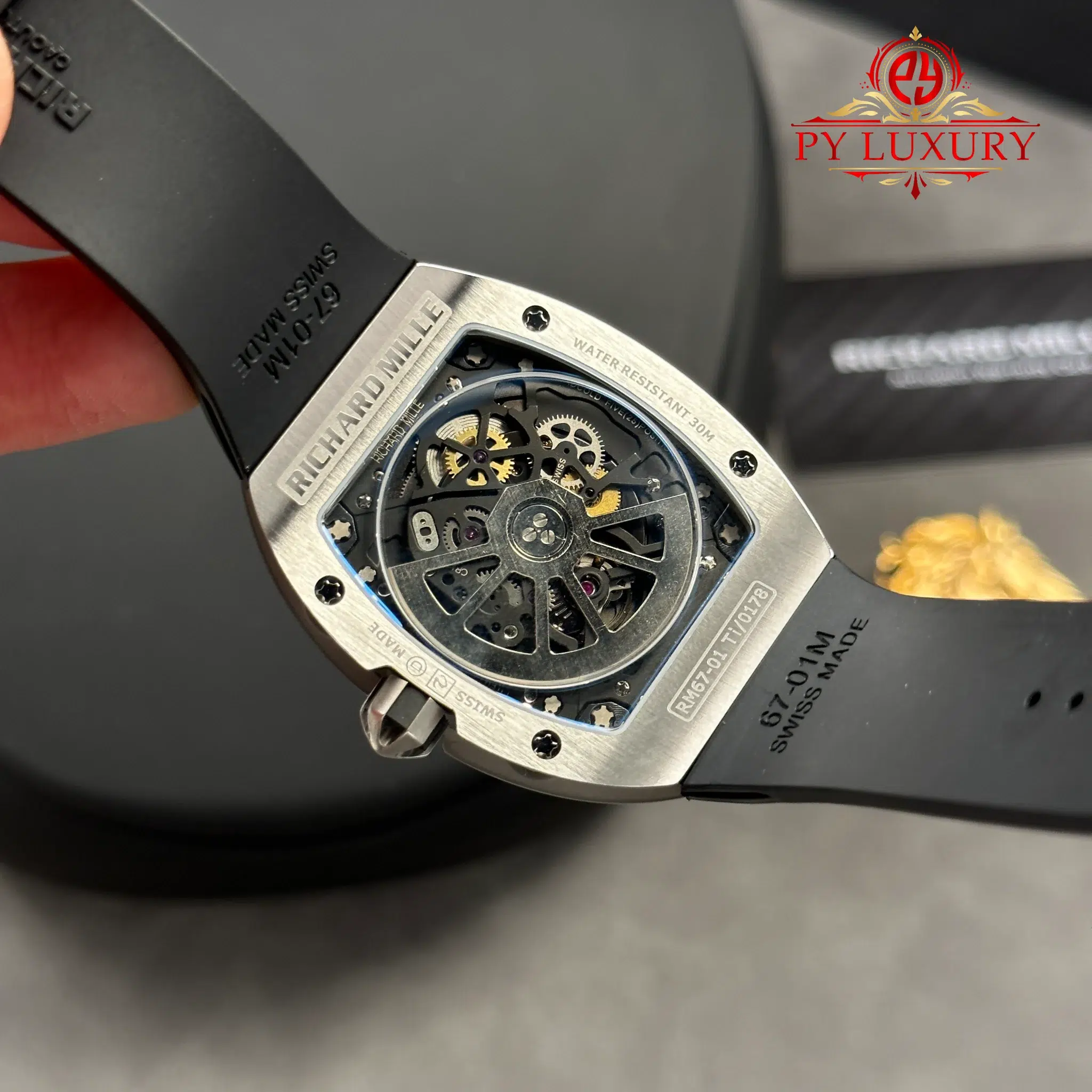 Richard Mille RM67-01 Titanium Extra-Flat Rubber Band Best Replica VAF - 10