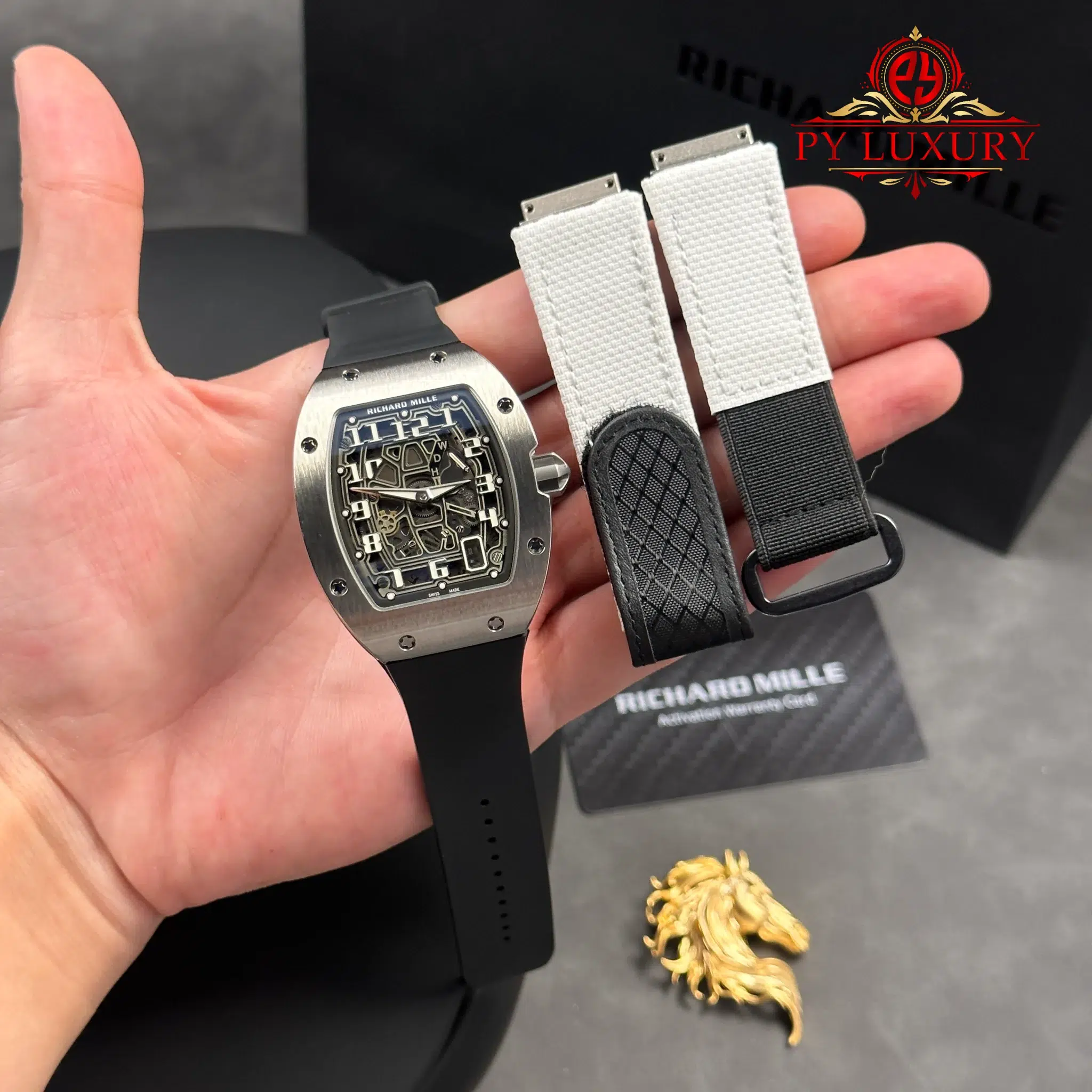 Richard Mille RM67-01 Titanium Extra-Flat Rubber Band Best Replica VAF - 2