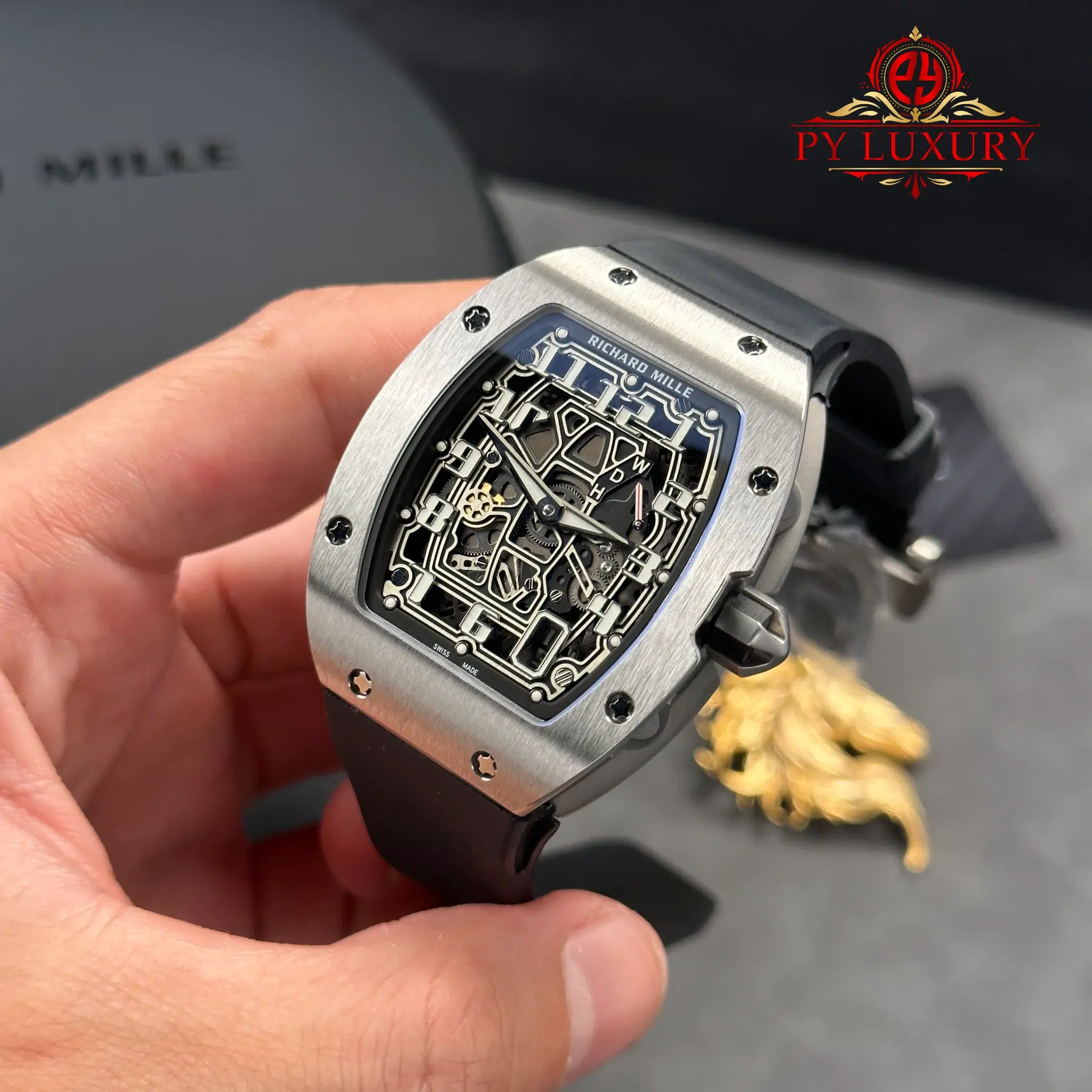 Richard Mille RM67-01 Titanium Extra-Flat Rubber Band Best Replica VAF - 3