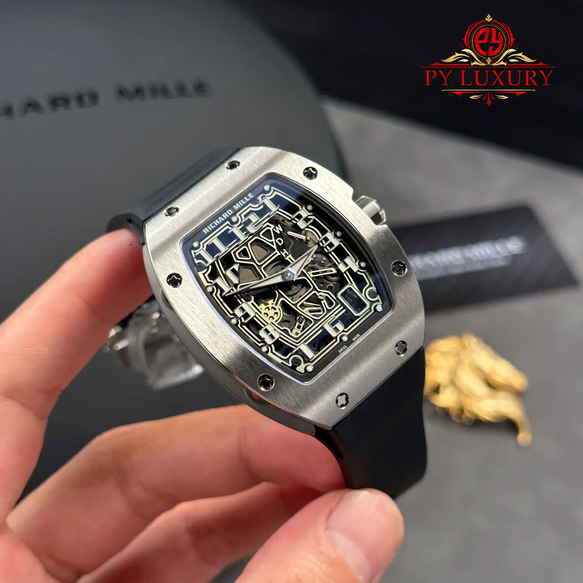 Richard Mille RM67-01 Titanium Extra-Flat Rubber Band Best Replica VAF - 4
