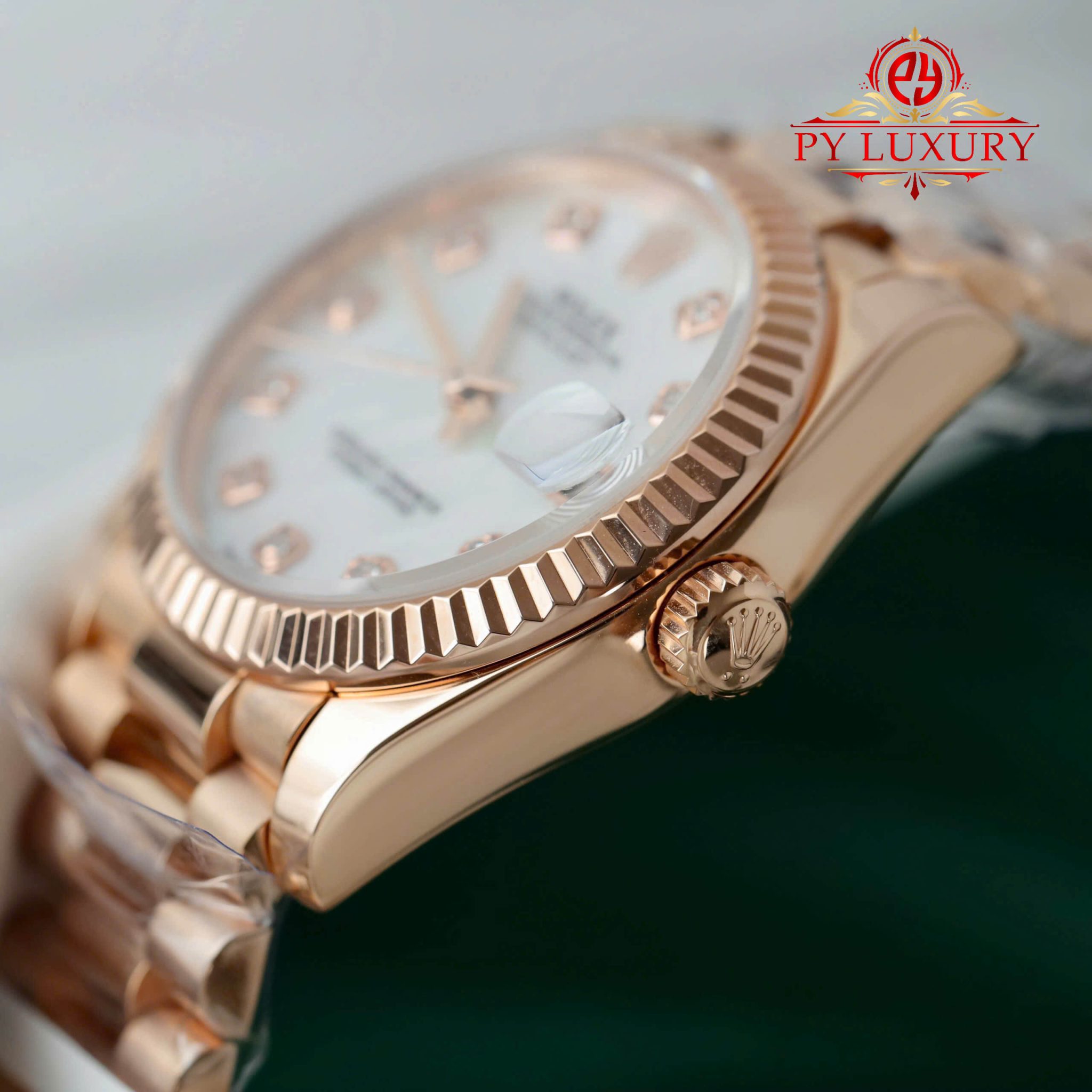 Rolex Datejust 278275 18K Rose Gold Plated Custom Natural MOP Dial - 8
