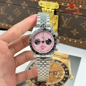 Tudor Black Bay Chrono 79360N Pink Dial Jubilee Bracelet Best Replica