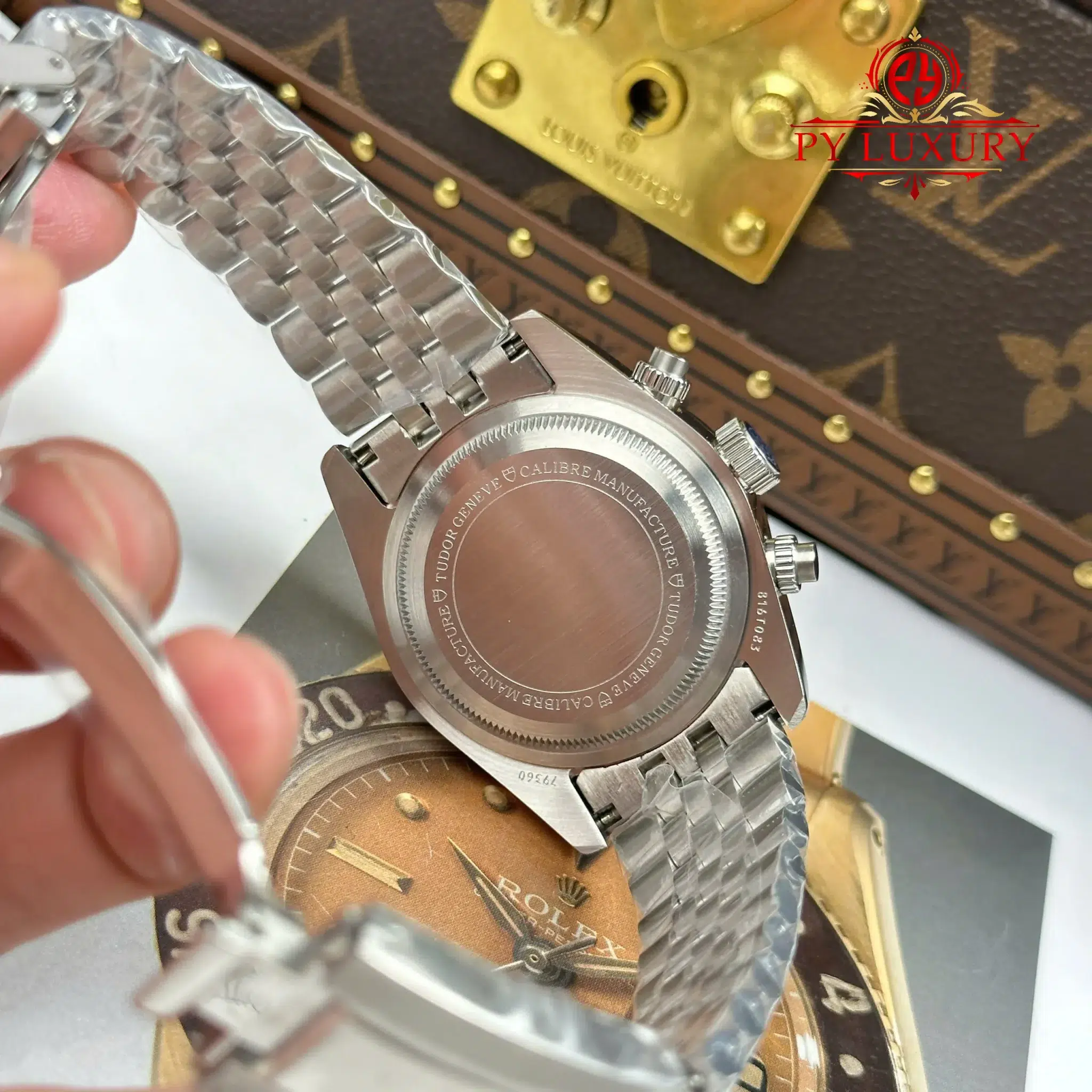 Tudor Black Bay Chrono 79360N White Dial Jubilee Bracelet - 3