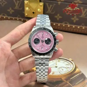 Tudor Black Bay Chrono 79360N Pink Dial Jubilee Bracelet Best Replica ZF