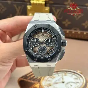Audemars Piguet Royal Oak Offshore Chronograph 26420SO Smoked Taupe Dial Rubber Strap 1:1 Best Replica