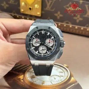 Audemars Piguet Royal Oak Offshore Chronograph 26420SO Steel Black Dial Rubber Band 1:1 Super Clone