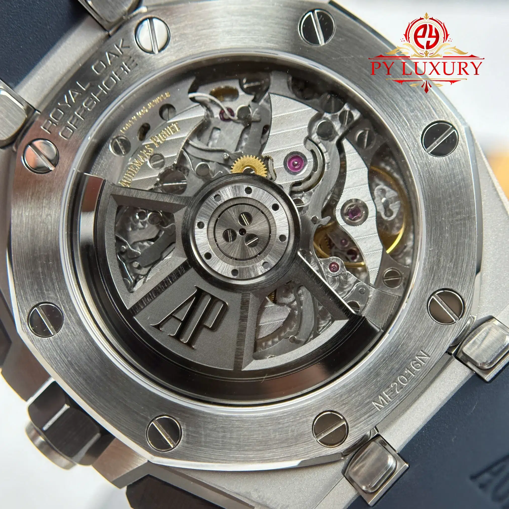 Audemars Piguet Royal Oak Offshore Chronograph 26420TI Blue Dial Rubber Band 1 1 Best Replica - 10