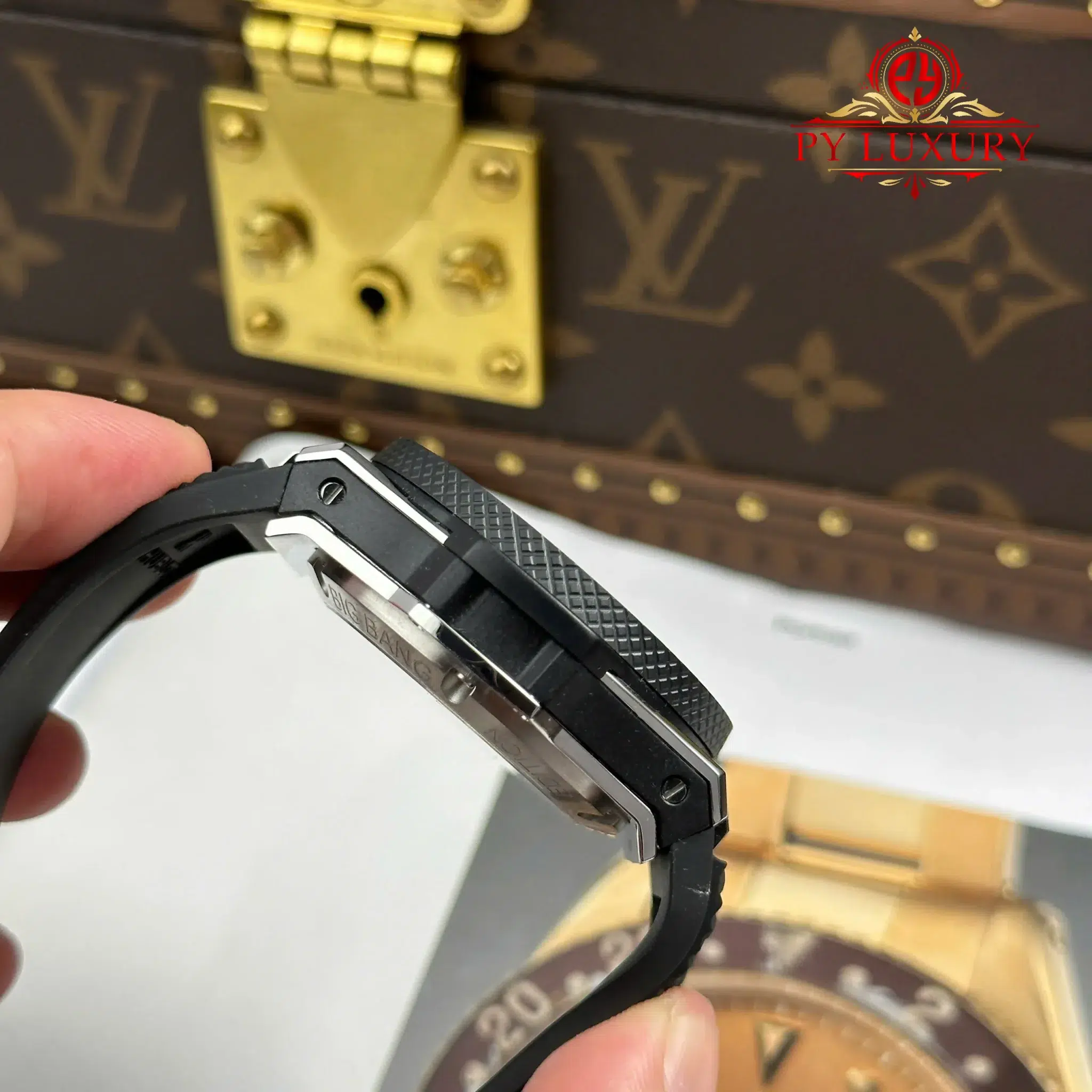 Hublot Big Bang Chronograph Titanium Ceramic 20th Anniversary Best Replica - 6