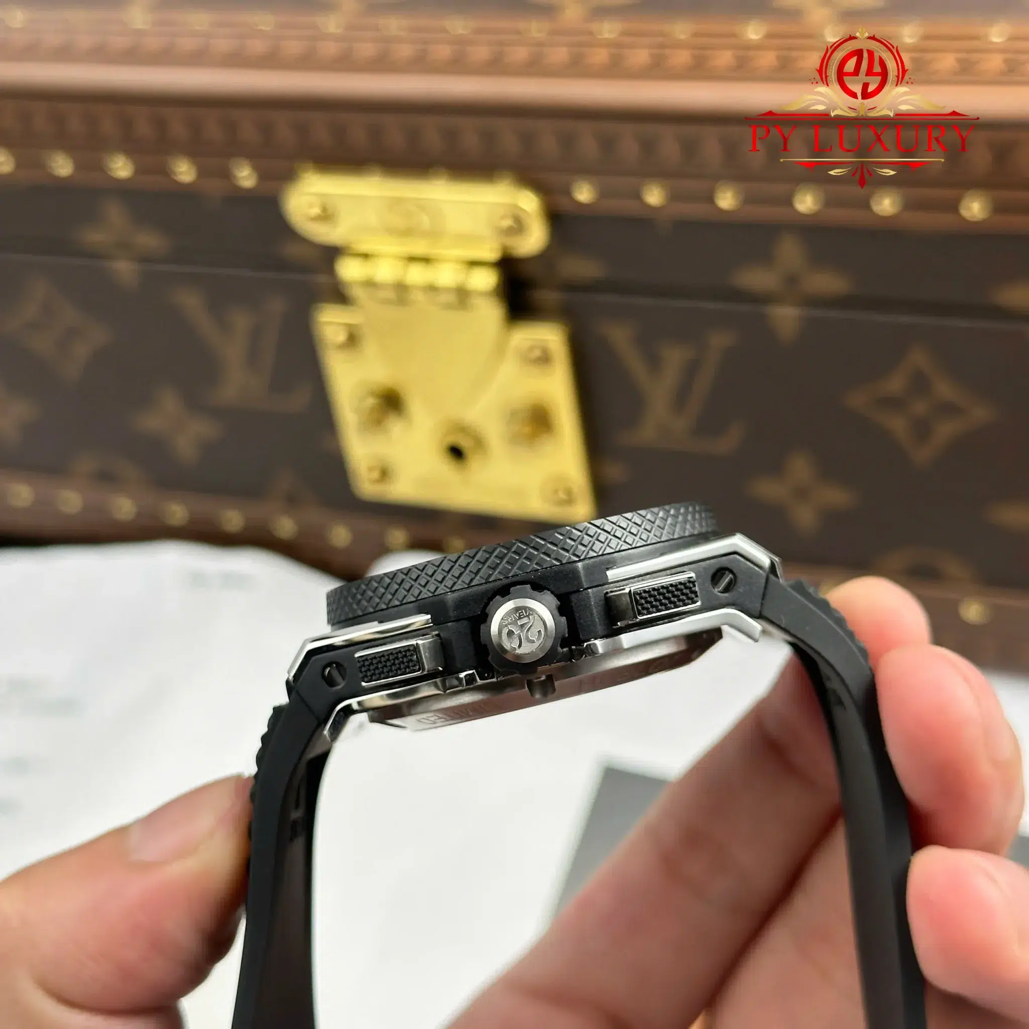 Hublot Big Bang Chronograph Titanium Ceramic 20th Anniversary Best Replica - 7