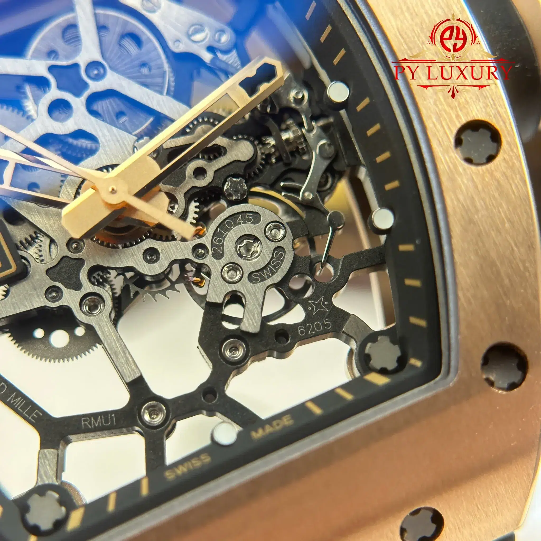 Richard Mille RM 035 Americas Rose Gold Toro Skeleton Limited Edition - 11