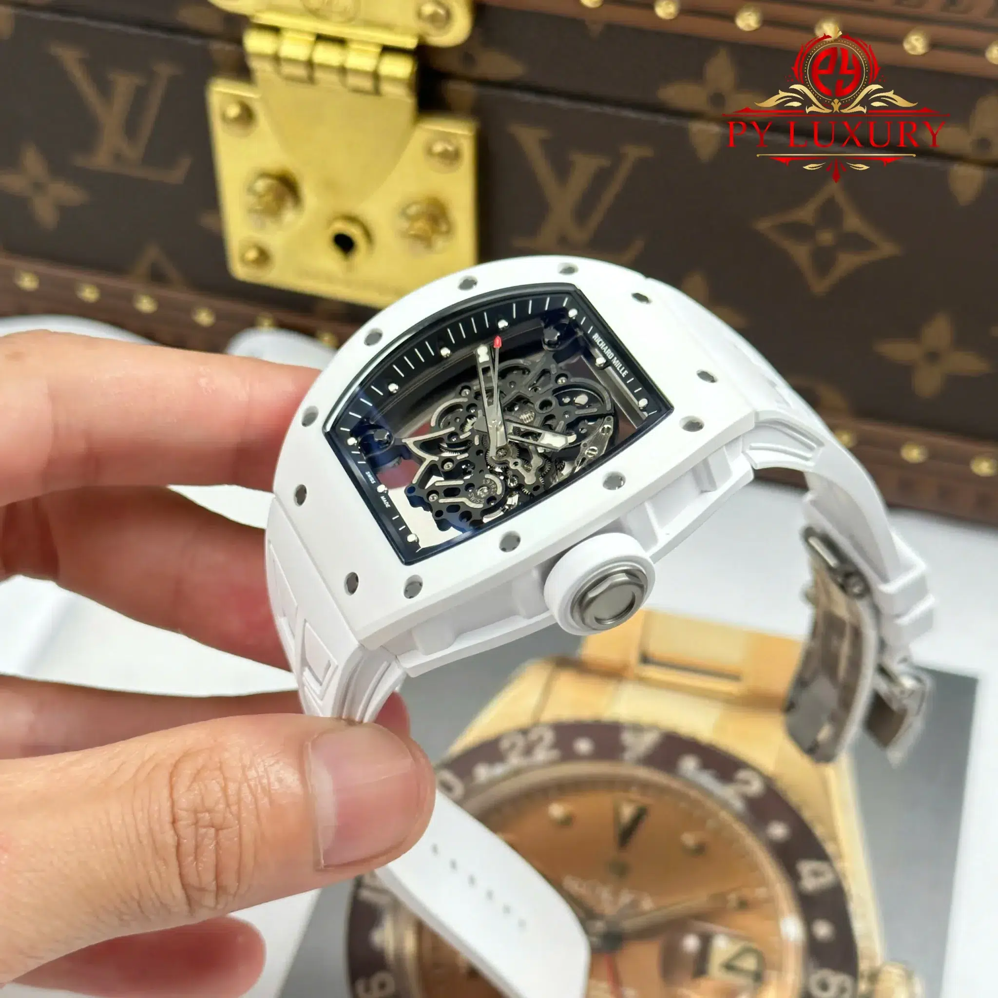 Richard Mille RM055 White Ceramic Bubba Watson Super Clone Best Replica ZF - 3