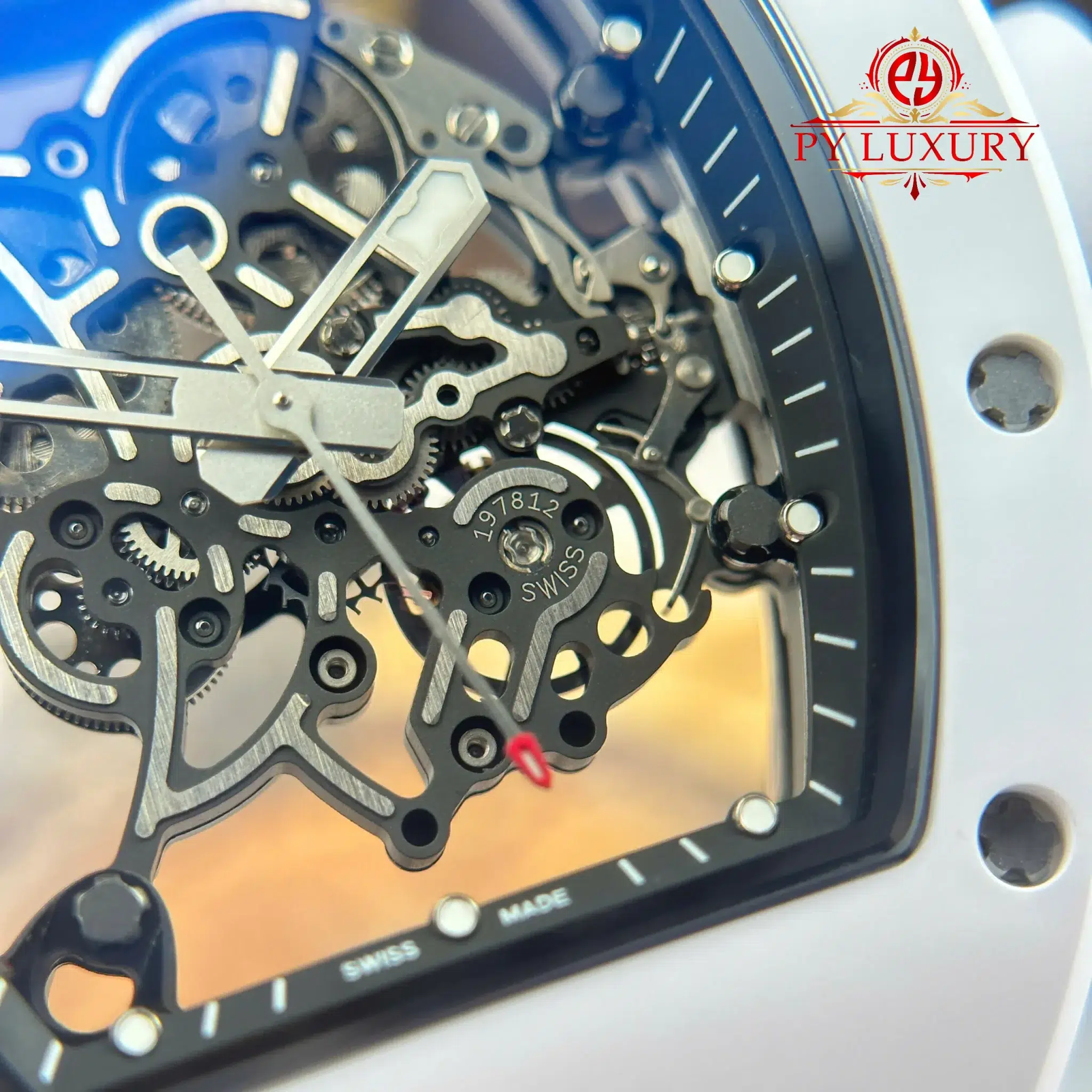 Richard Mille RM055 White Ceramic Bubba Watson Super Clone Best Replica ZF - 4