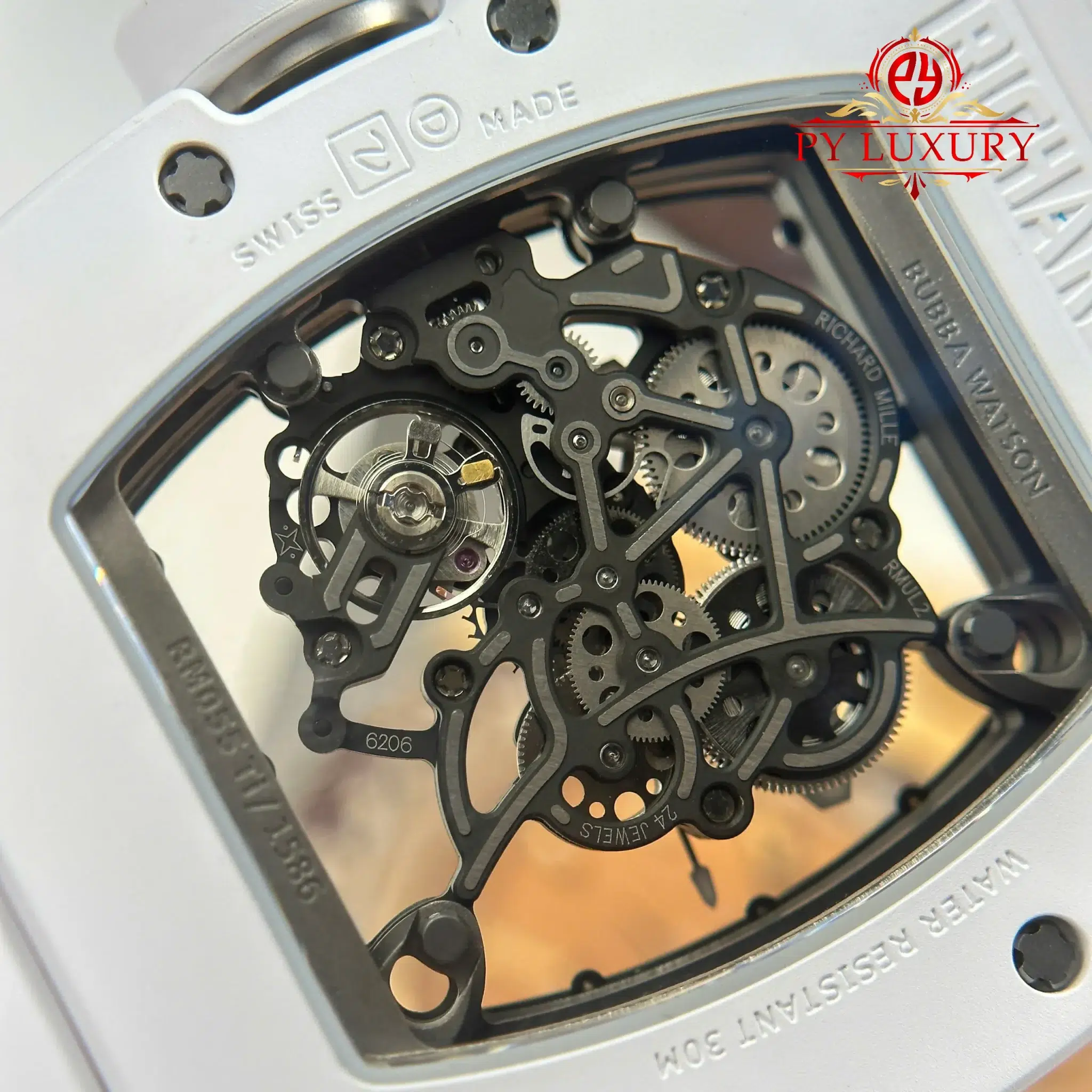 Richard Mille RM055 White Ceramic Bubba Watson Super Clone Best Replica ZF - 7