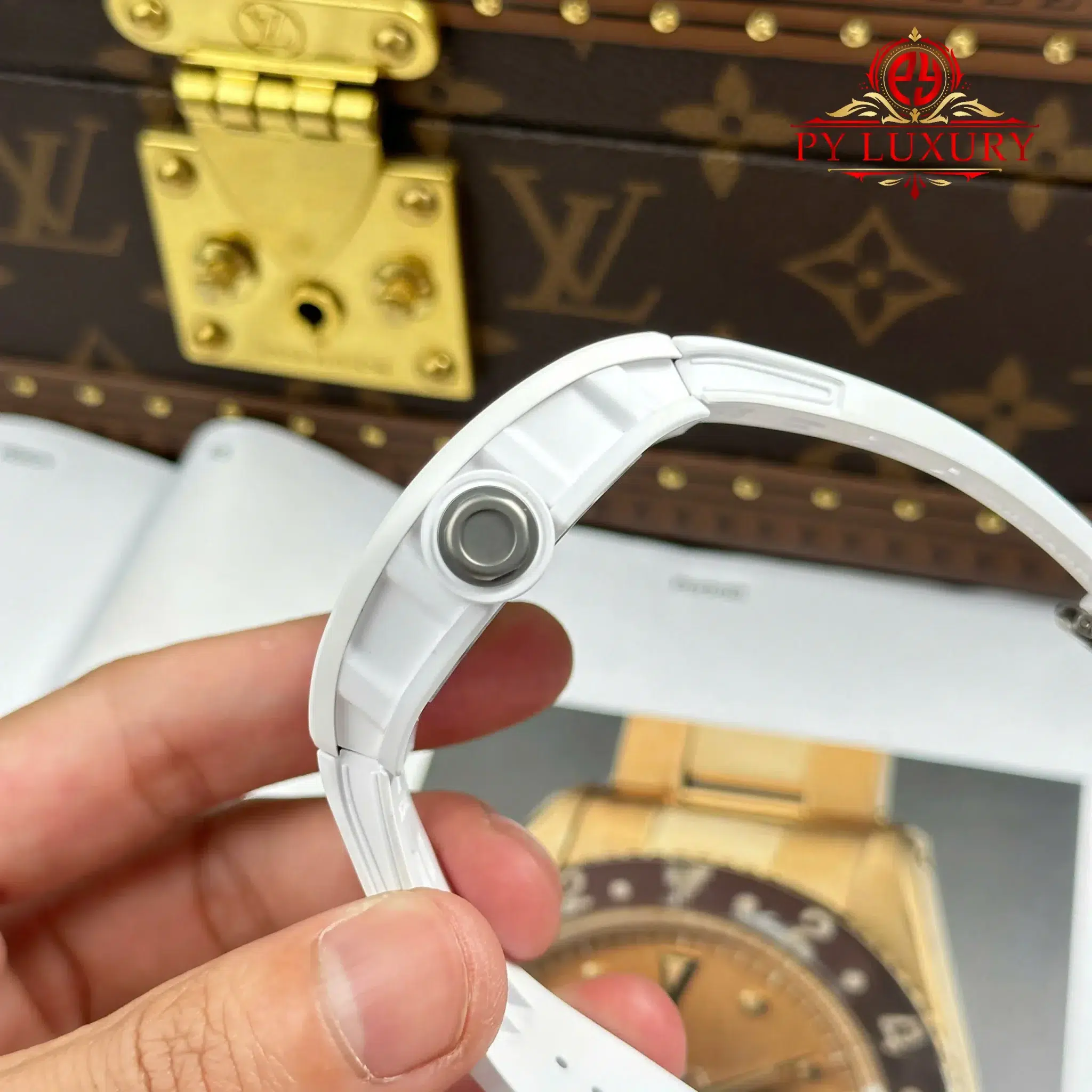 Richard Mille RM055 White Ceramic Bubba Watson Super Clone Best Replica ZF - 8