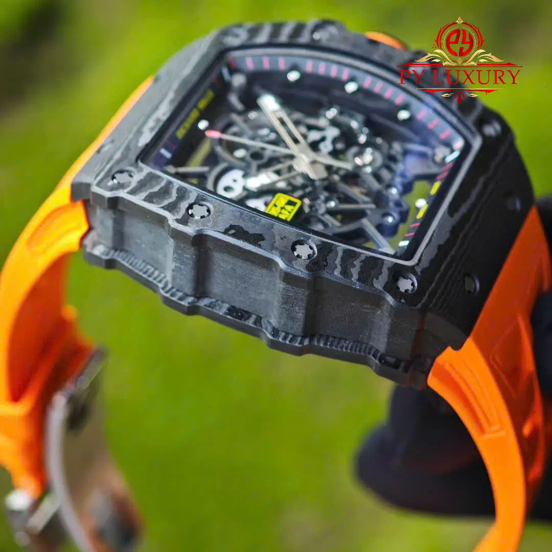 Richard Mille Rm35-02 Rafael Nadal Black Carbon NTPT Custom Made Vaucher Movement - 14