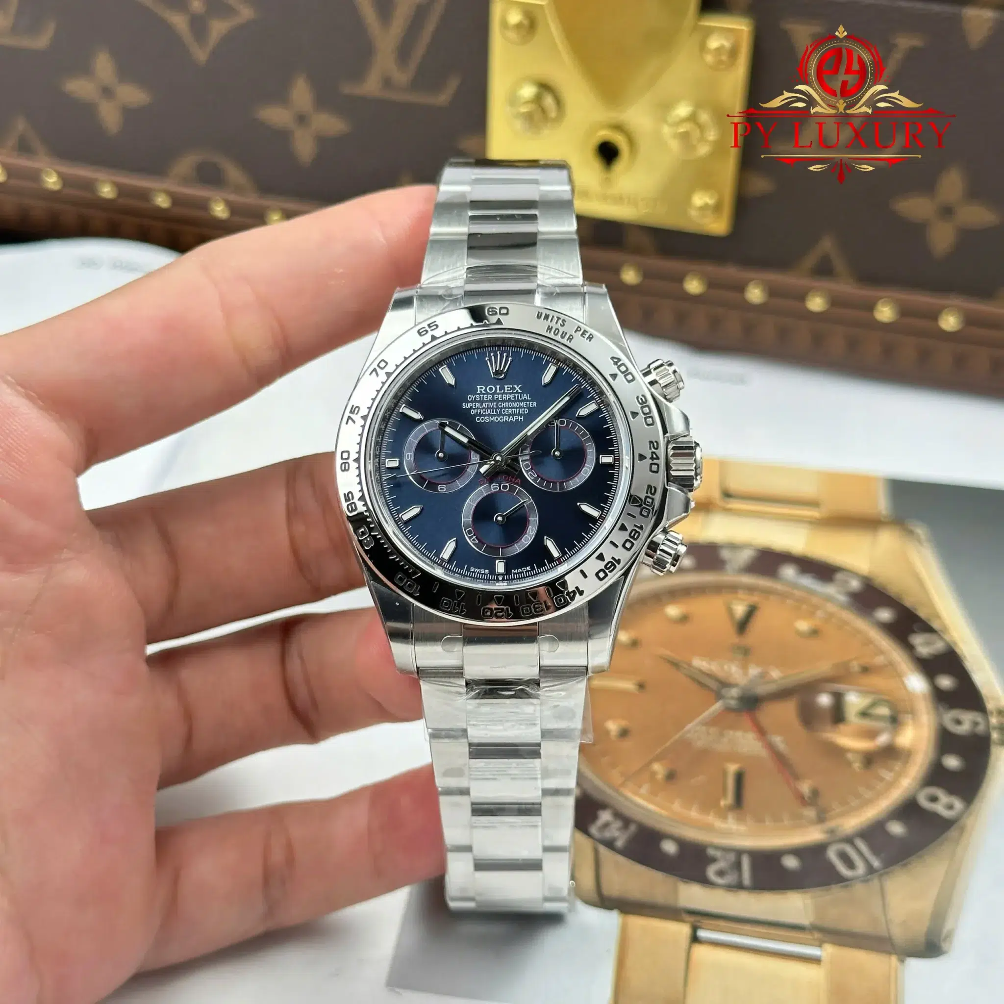 Rolex Daytona 126509-0005 Blue Dial Oyster Bracelet THBF - 6 Rolex Daytona 126509-0005 Blue Dial Oyster Bracelet 1:1 Replica