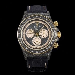 Rolex DiW Daytona Paul Newman 2023 NEO CLASSIC Black Carbon Fiber Nylon Strap Best Replica