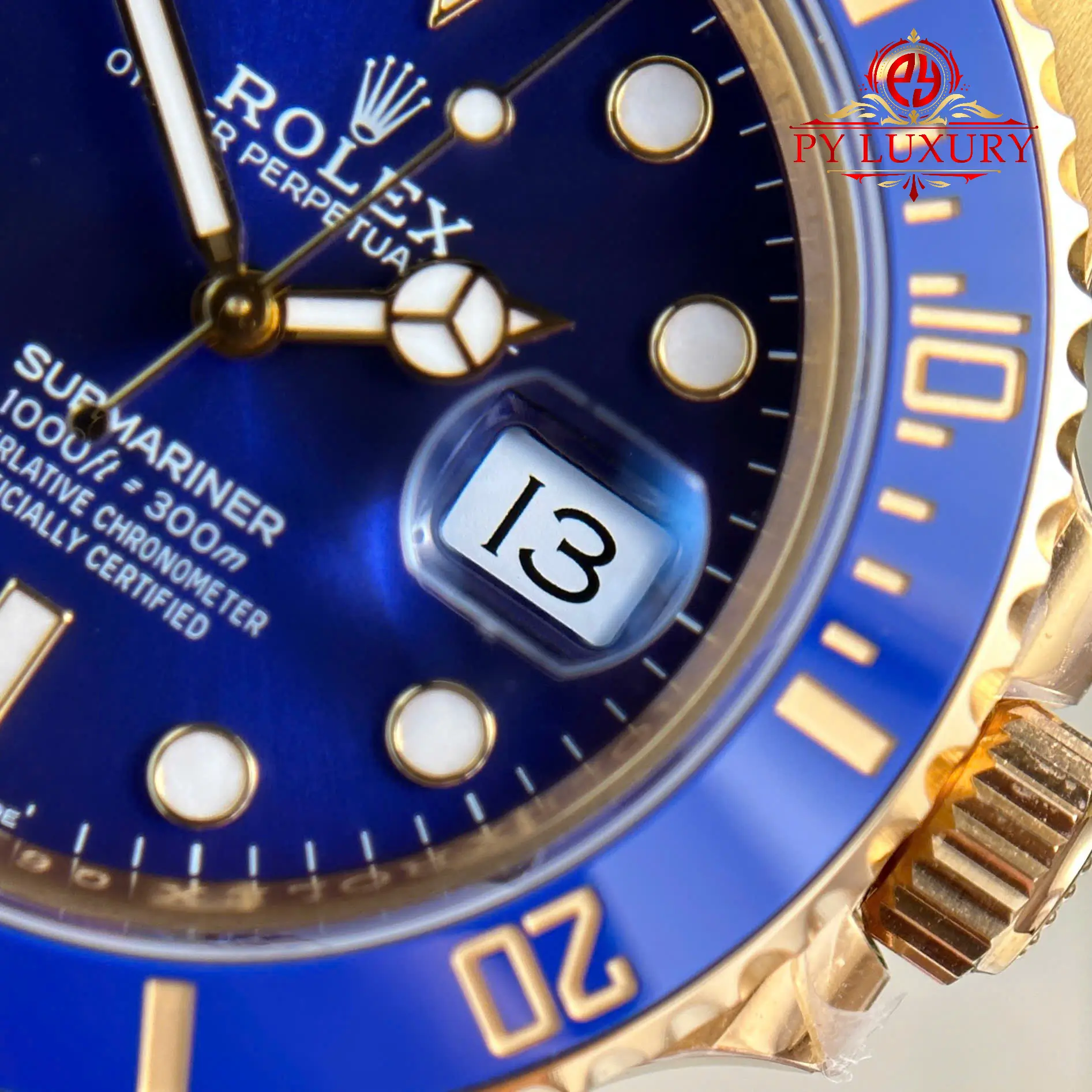 Rolex Submariner Date 126618LB Yellow Gold Blue Dial - 2