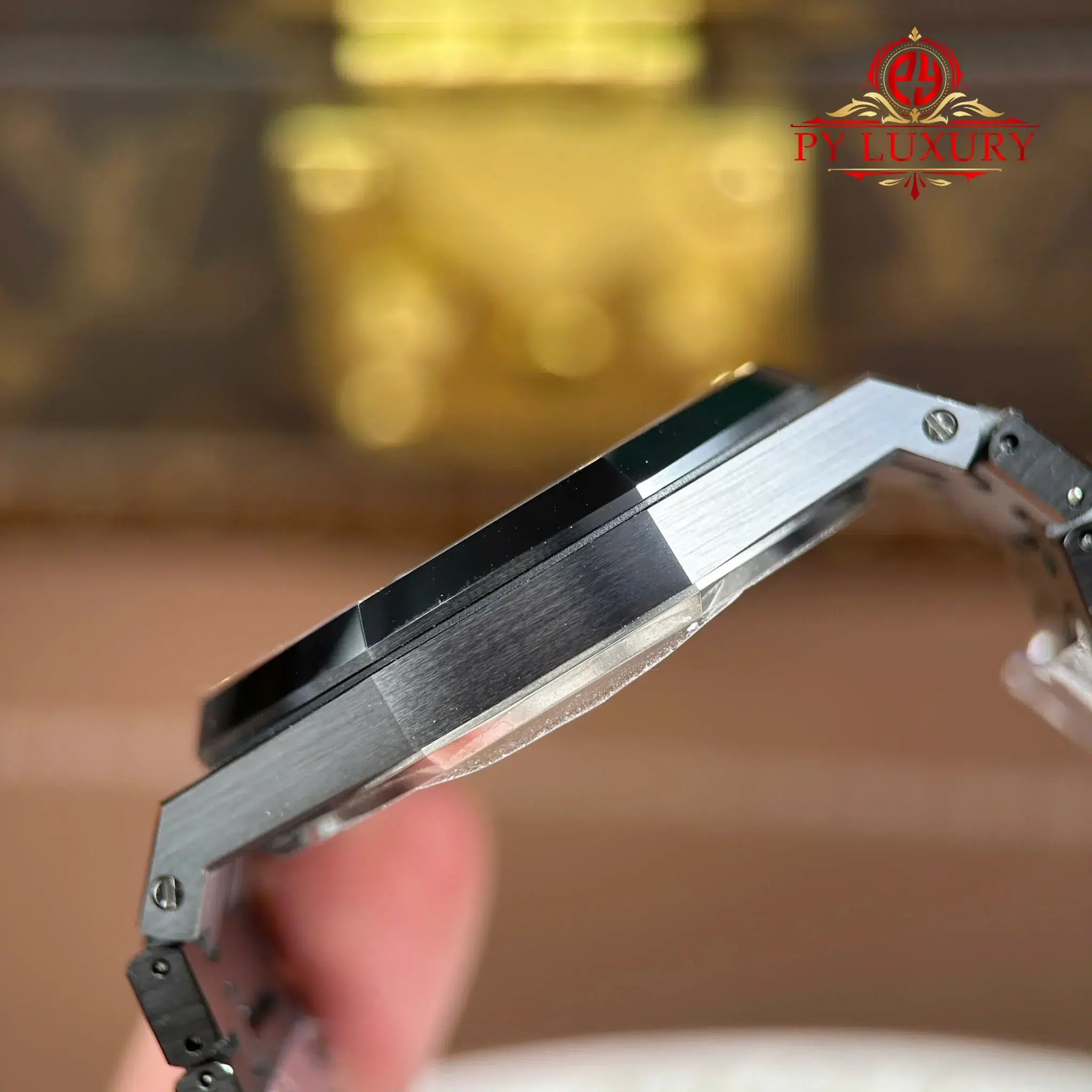 Audemars Piguet Royal Oak 15416CE Ceramic Openworked Skeleton Pink Gold-Toned Dial - 9