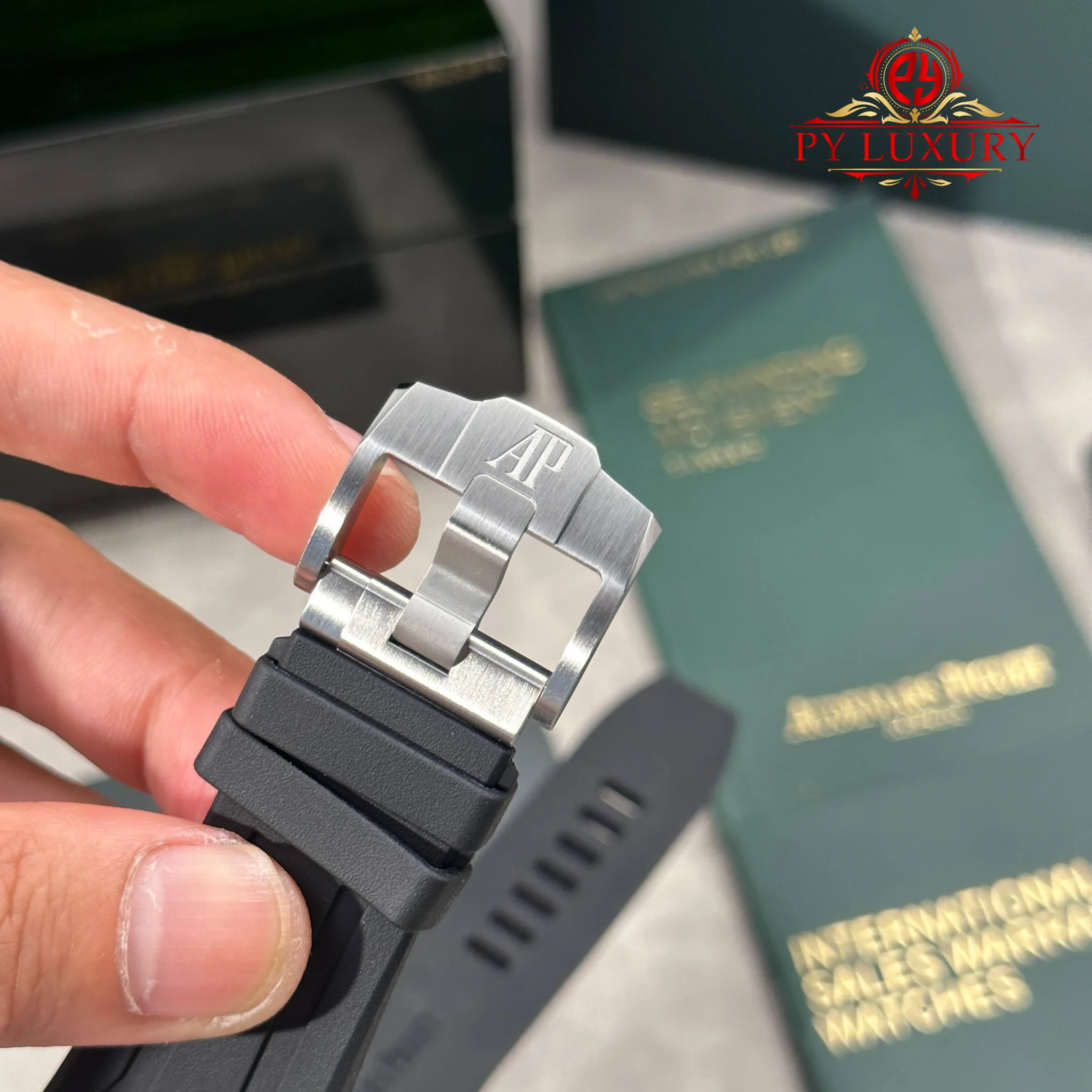 Audemars Piguet Royal Oak Offshore Chronograph 26420SO Steel Black Dial Rubber Band Super Clone DDF (Free Sprung) - 11