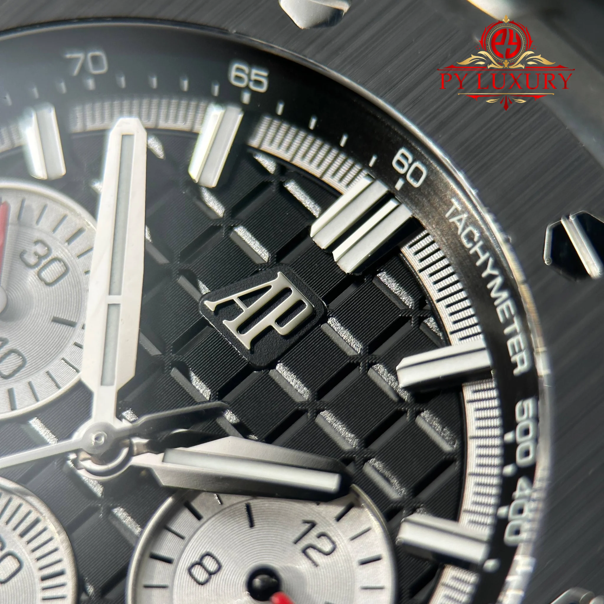 Audemars Piguet Royal Oak Offshore Chronograph 26420SO Steel Black Dial Rubber Band Super Clone DDF (Free Sprung) - 7