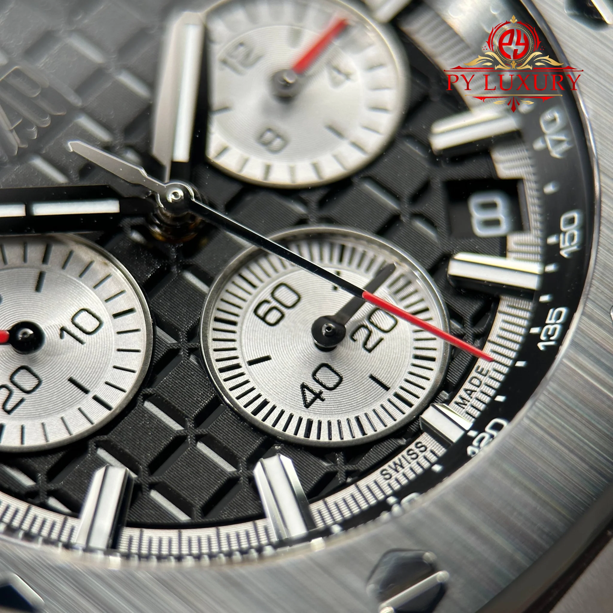 Audemars Piguet Royal Oak Offshore Chronograph 26420SO Steel Black Dial Rubber Band Super Clone DDF (Free Sprung) - 9