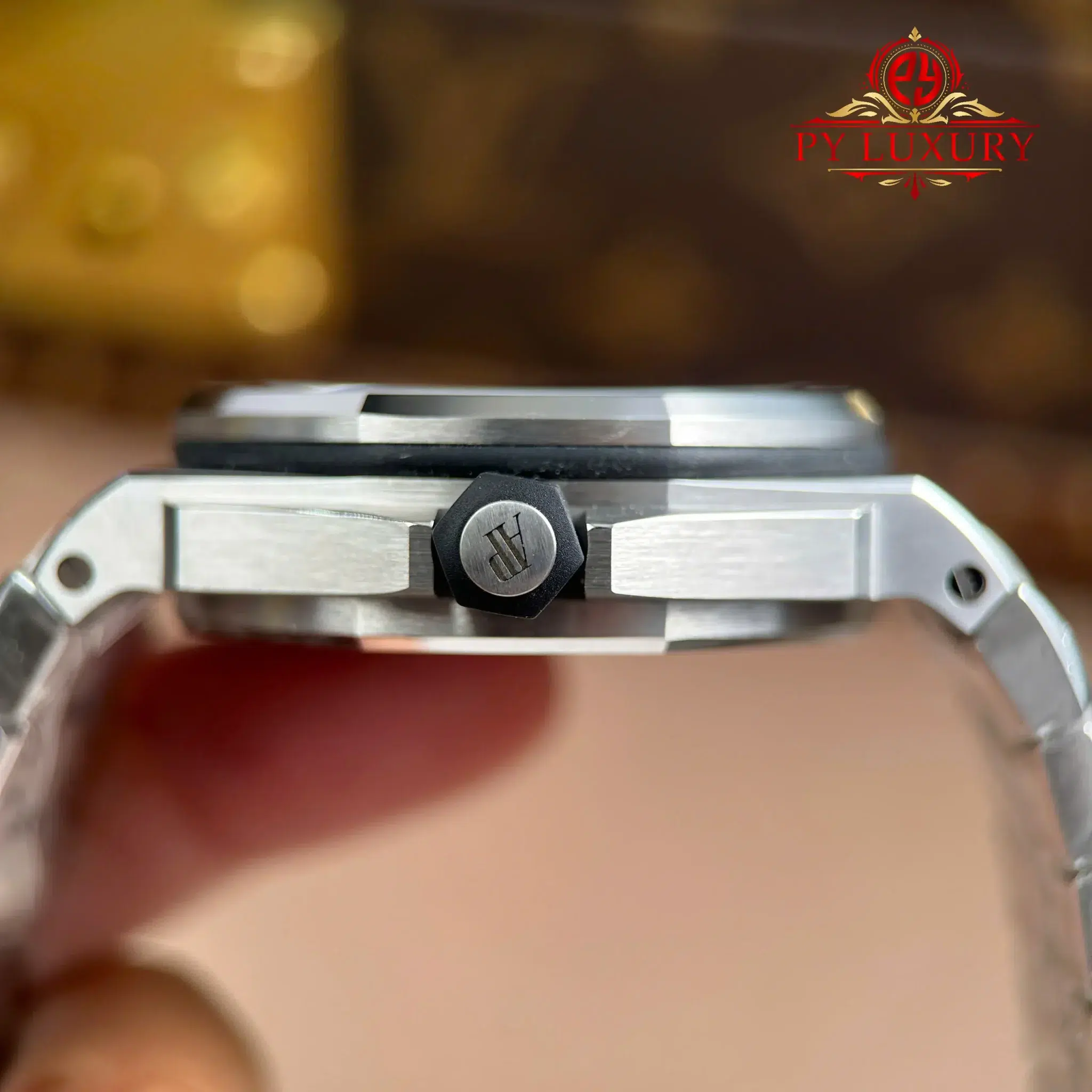 Audemars Piguet Royal Oak Offshore Diver 15710ST Steel Bracelet Black Dial - 12