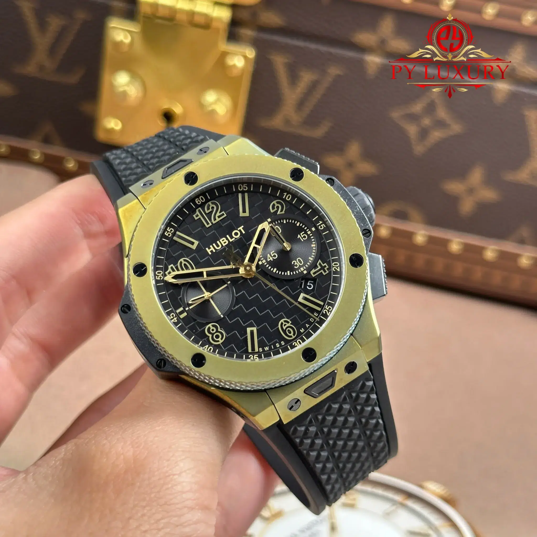 Hublot Big Bang 20th Anniversary Full Magic Gold - 4