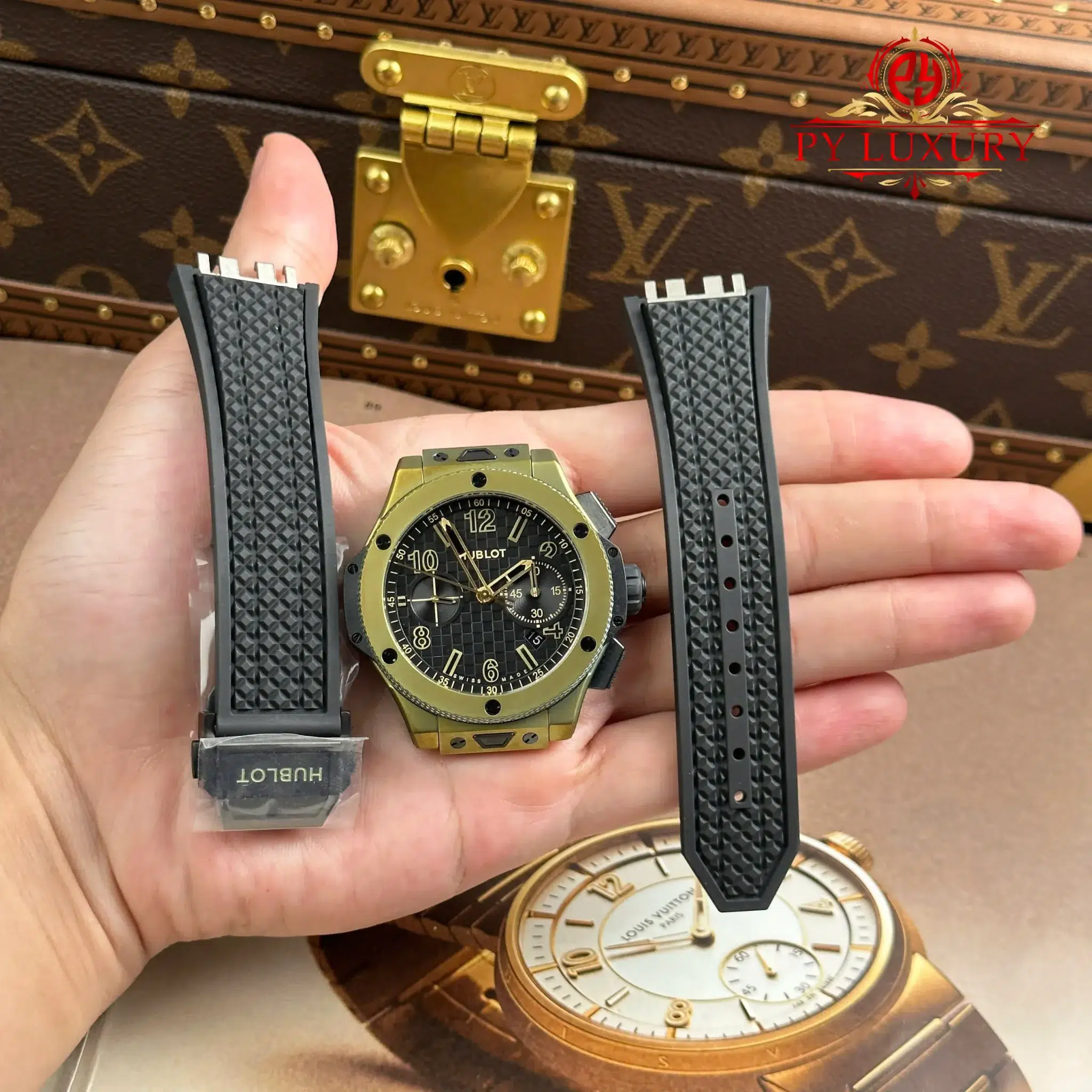 Hublot Big Bang 20th Anniversary Full Magic Gold - 6