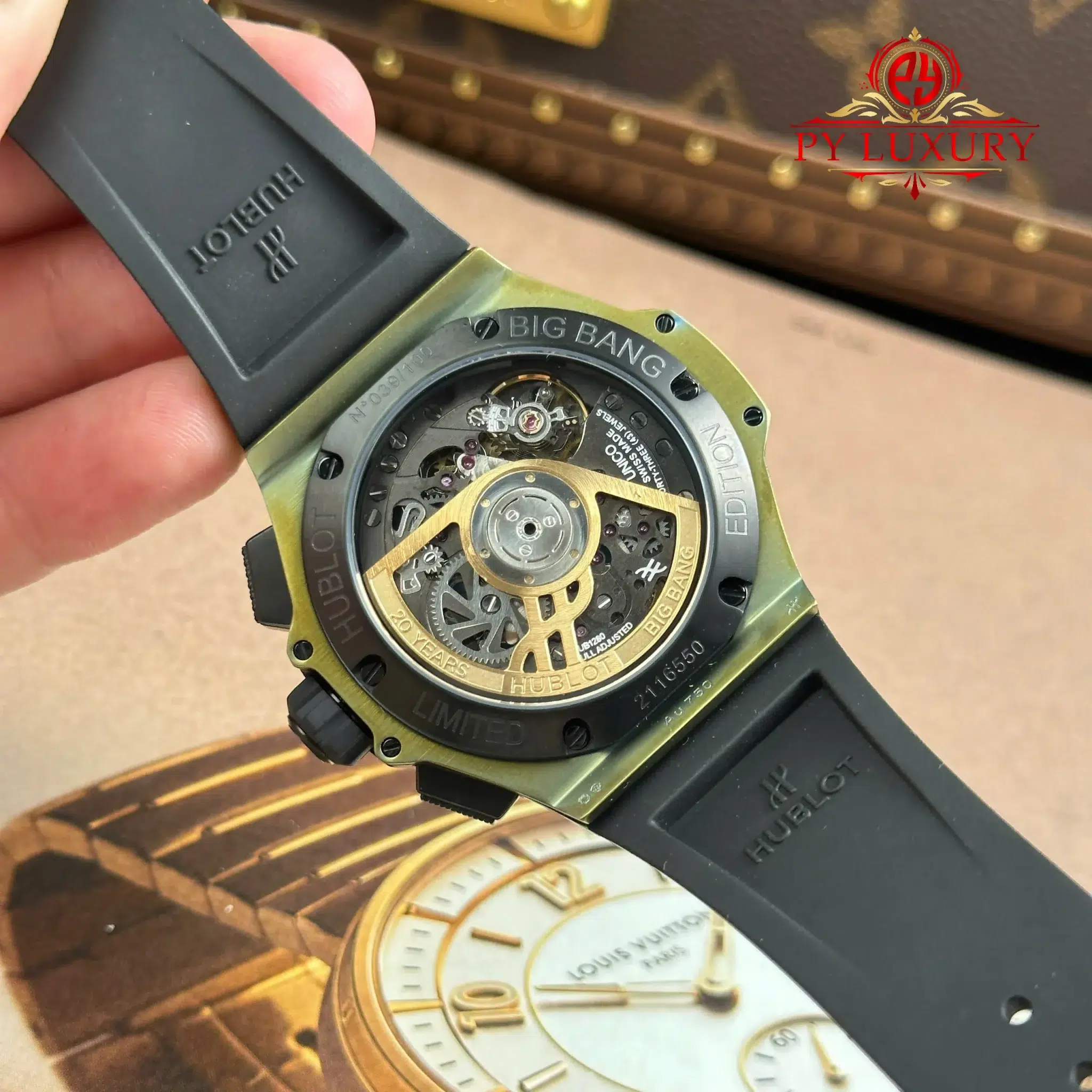 Hublot Big Bang 20th Anniversary Full Magic Gold - 7