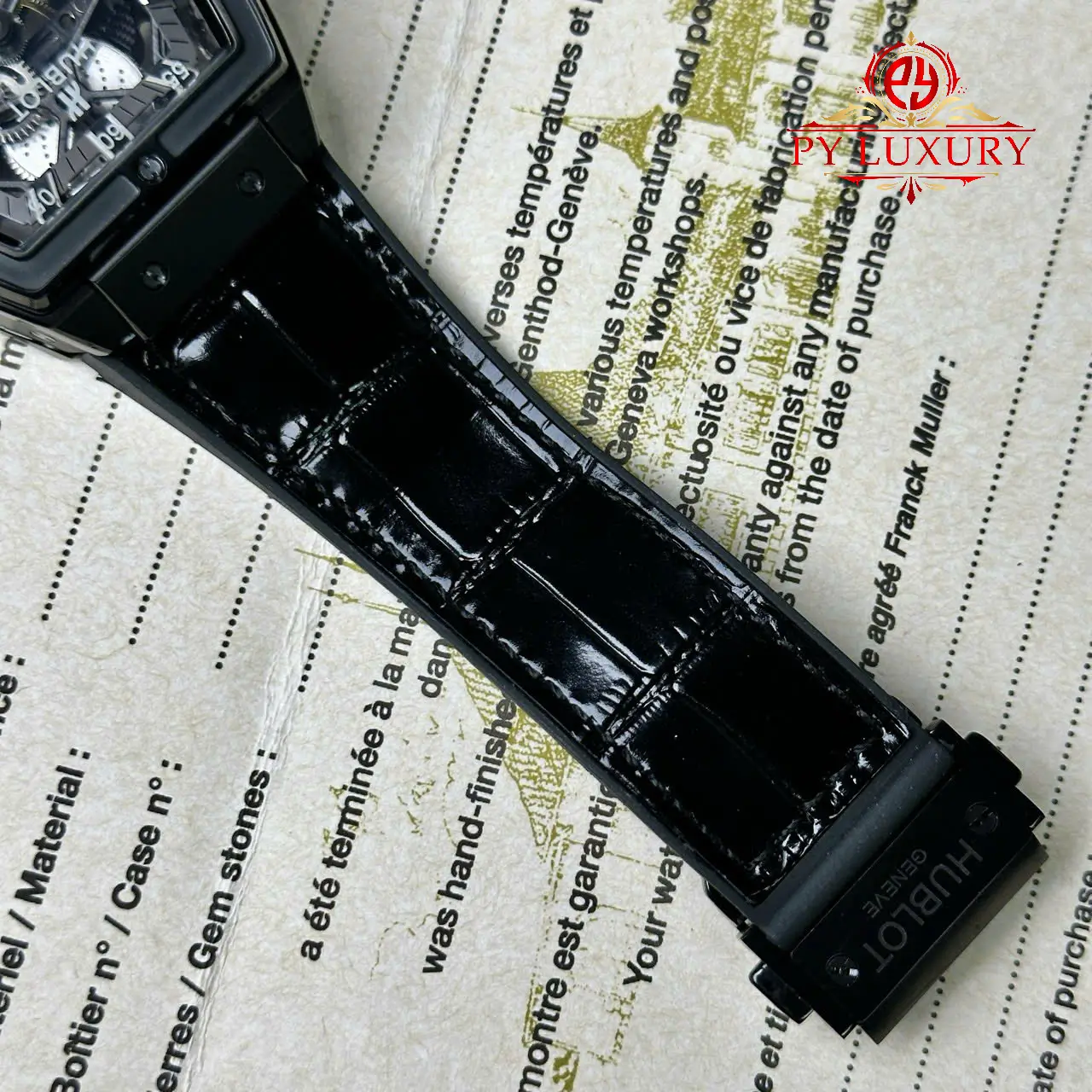 Hublot Spirit of Big Bang Tourbillon Skeleton Dial Black Ceramic - 7