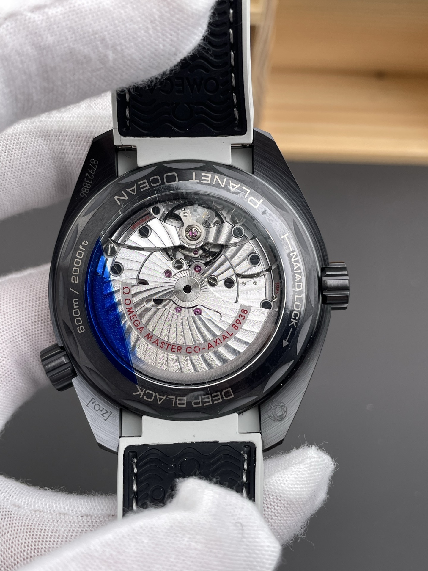 Omega Seamaster Planet Ocean 600M GMT Worldtimer Black & Grey Dial Best Replica VSF - 5