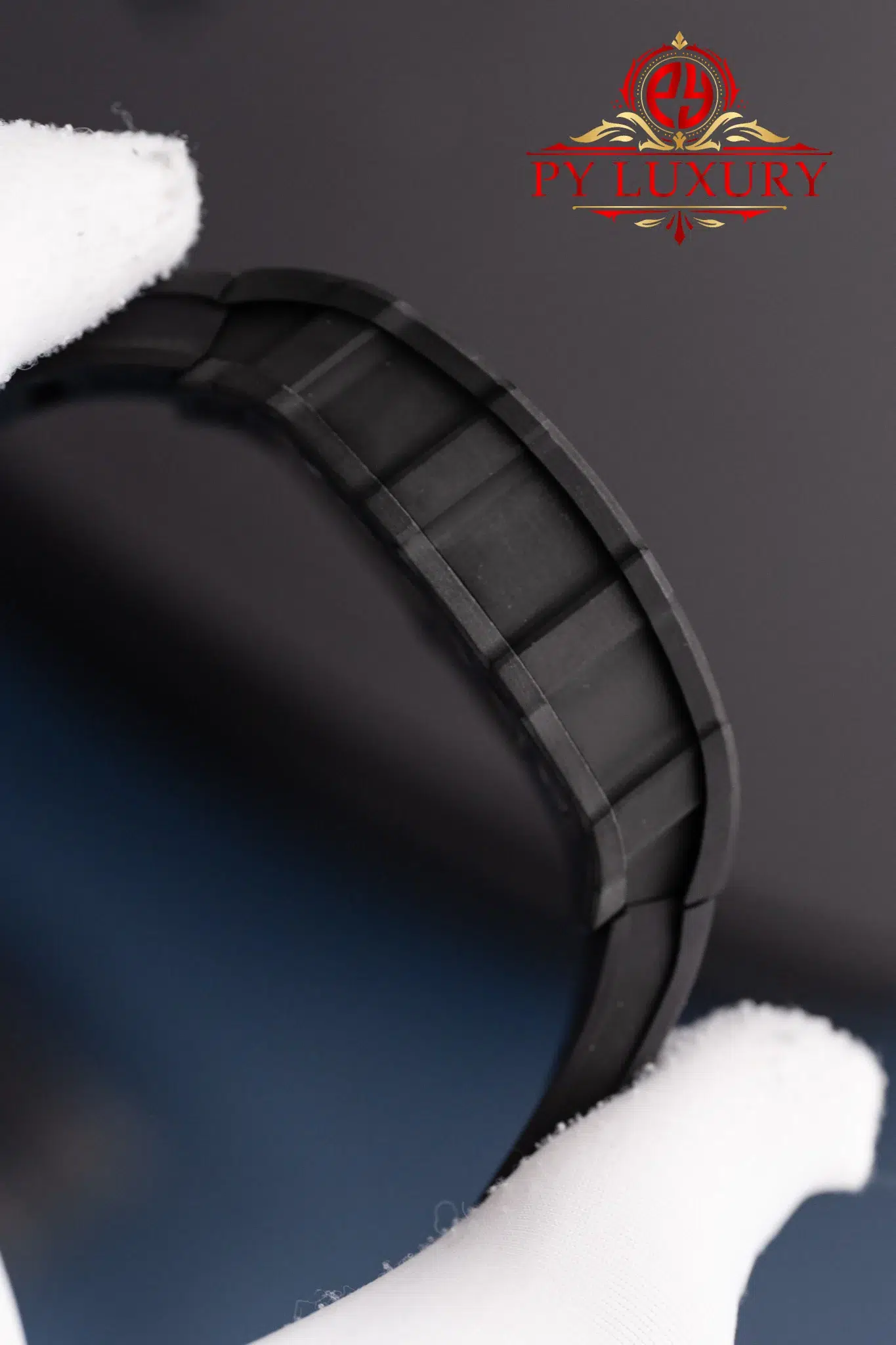 Richard Mille RM35-02 Rafael Nadal Black Carbon TPT Black Rubber Band Super Clone - 10