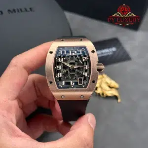 Richard Mille RM67-01 Rose Gold Automatic Extra-Flat Rubber Band Best Replica 1:1 VAF 38.7mm x 47.5mm