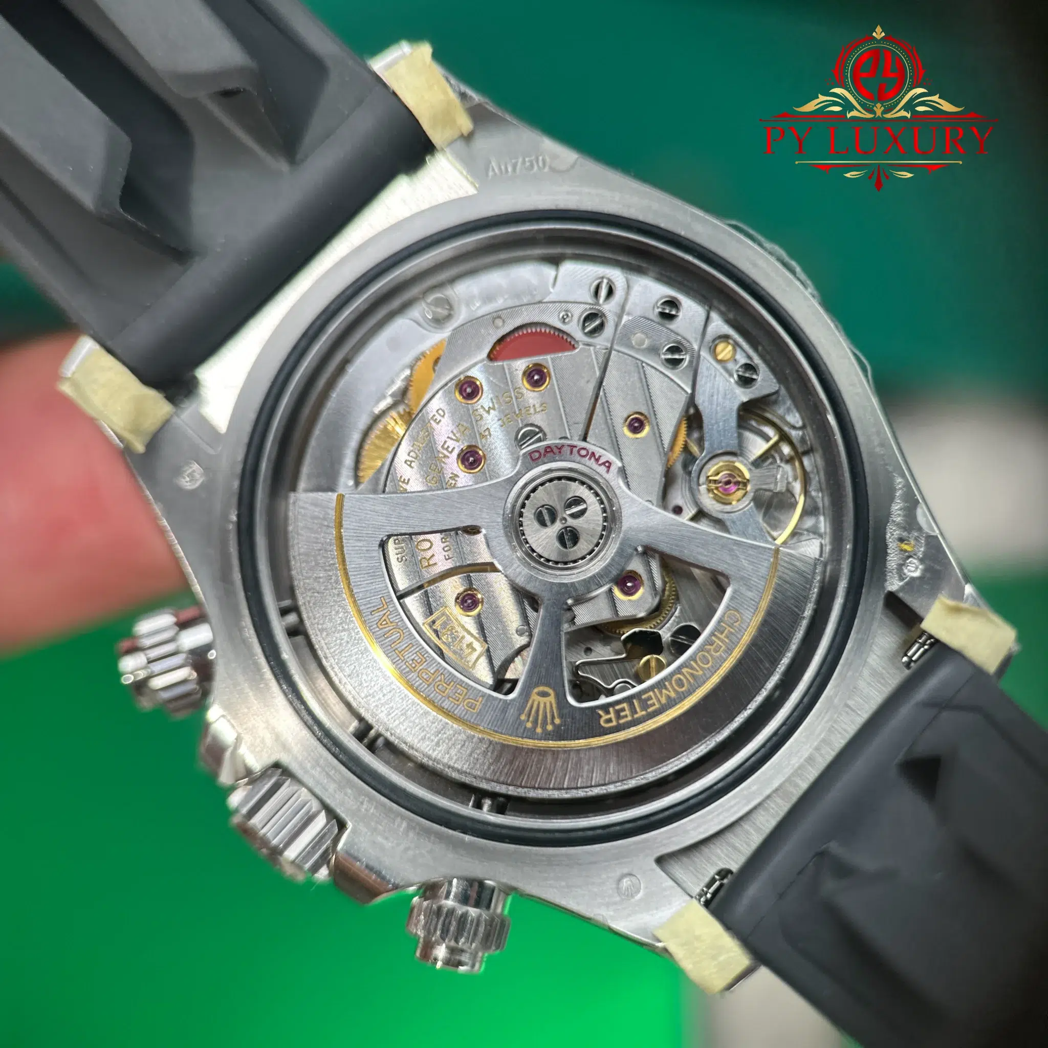 Rolex Daytona 126519-0006 Steel & Bright Black Dial Oysterflex Rubber Strap Best Replica VSF 40mm - 11